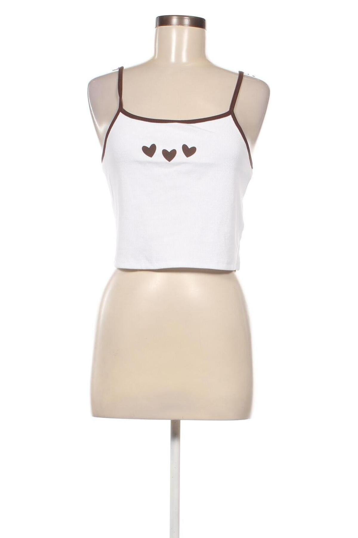 Γυναικείο αμάνικο μπλουζάκι Neon & Nylon by Only, Μέγεθος XL, Χρώμα Λευκό, Τιμή 4,49 €