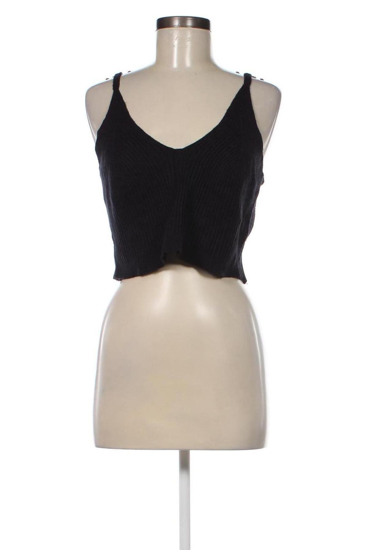 Γυναικείο αμάνικο μπλουζάκι SHEIN, Μέγεθος L, Χρώμα Μαύρο, Τιμή 3,30 €