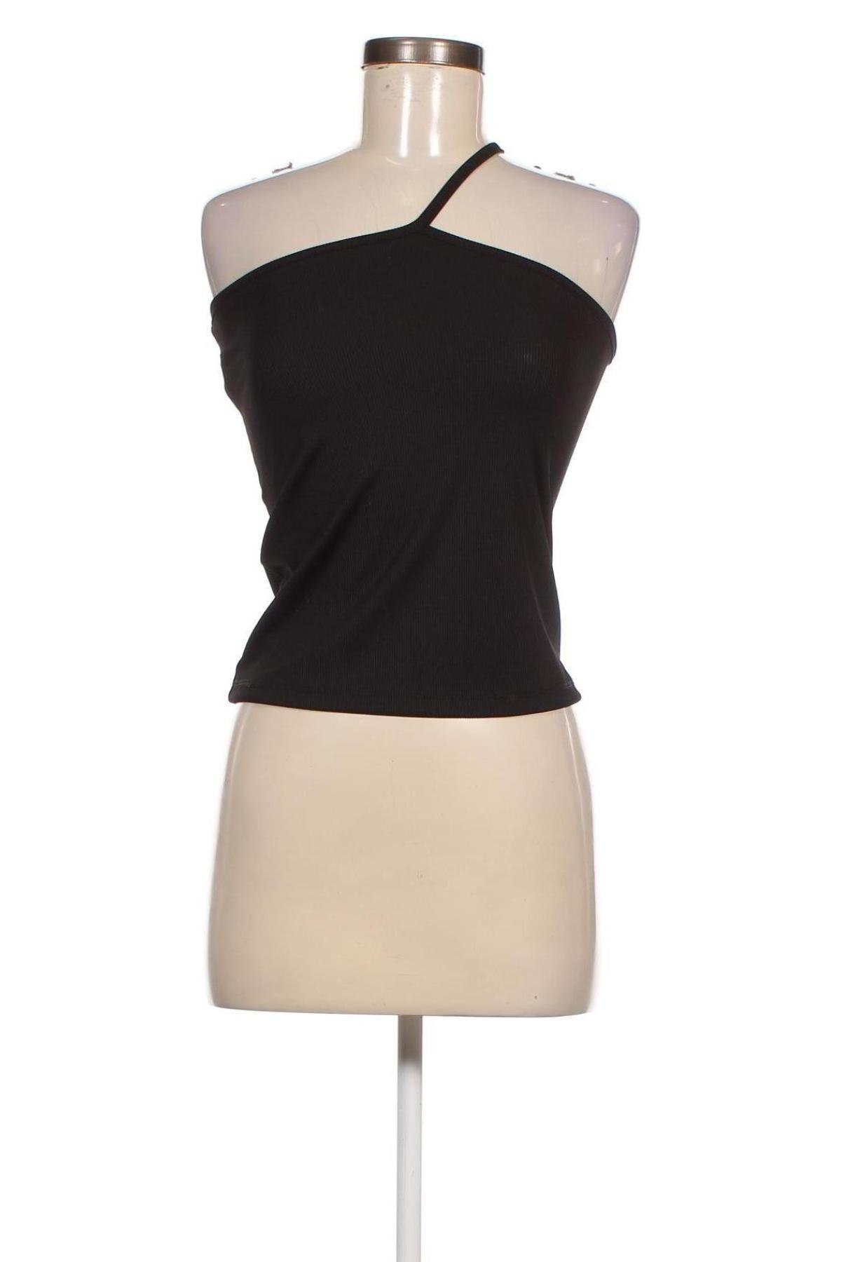 Γυναικείο αμάνικο μπλουζάκι Tally Weijl, Μέγεθος M, Χρώμα Μαύρο, Τιμή 5,41 €