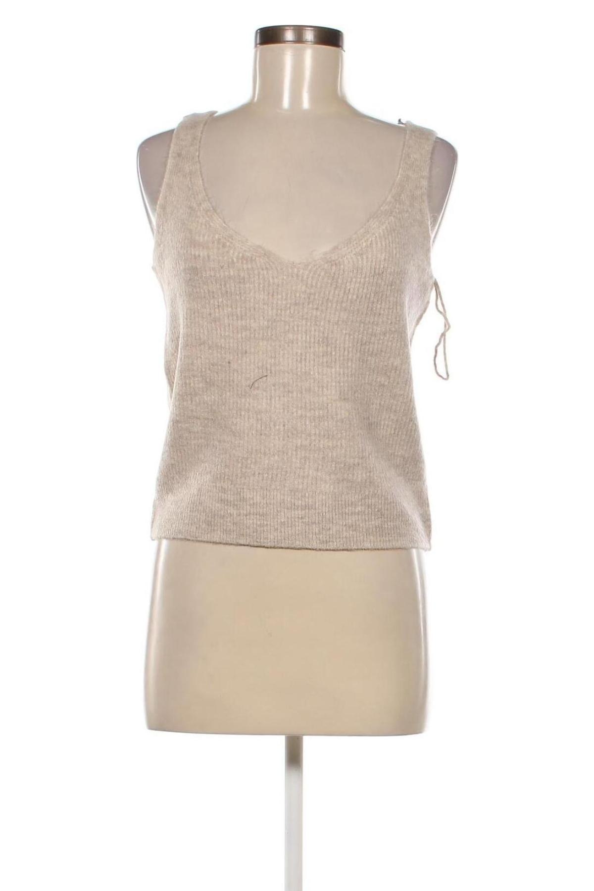 Γυναικείο αμάνικο μπλουζάκι Vero Moda, Μέγεθος XL, Χρώμα  Μπέζ, Τιμή 7,38 €