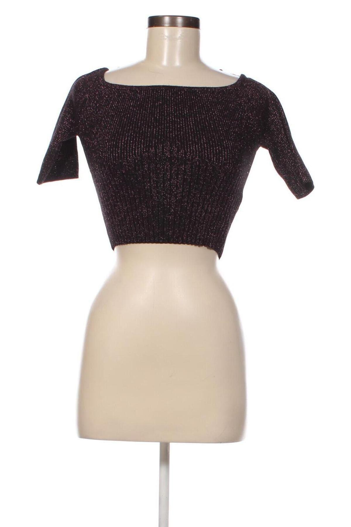 Дамски пуловер Bershka, Размер M, Цвят Лилав, Цена 5,80 лв.