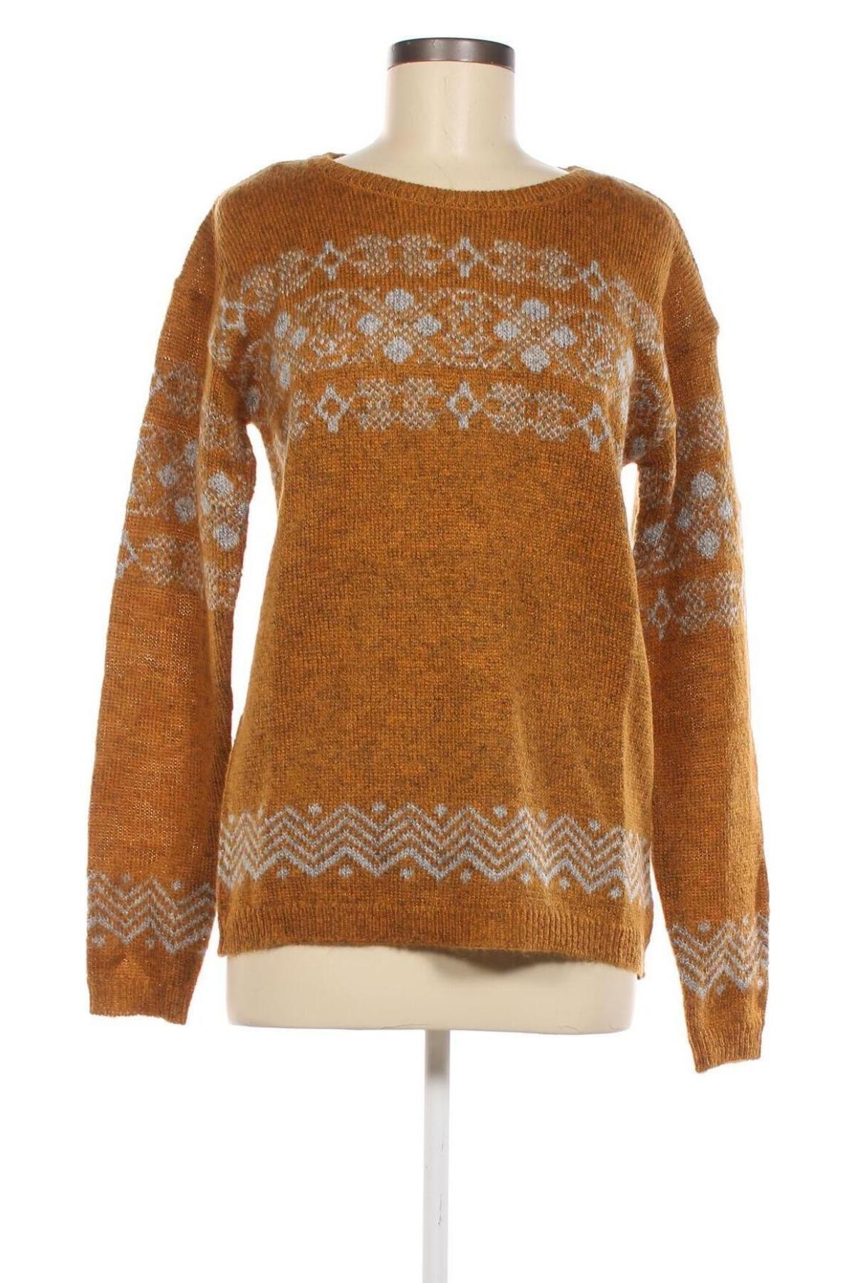 Дамски пуловер Best Mountain, Размер M, Цвят Жълт, Цена 16,10 лв.