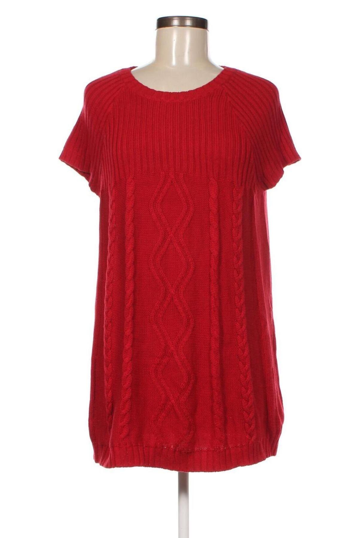 Дамски пуловер Bpc Bonprix Collection, Размер XL, Цвят Червен, Цена 29,00 лв.