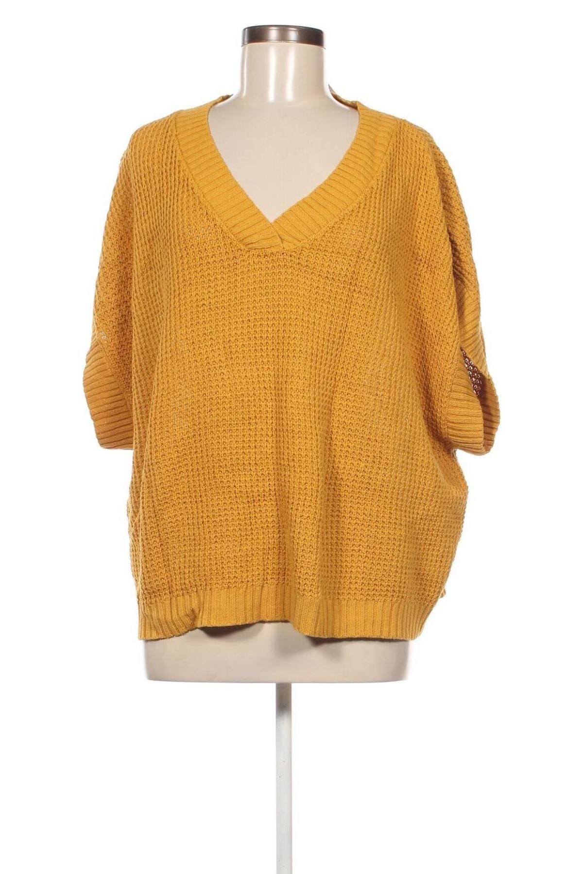 Γυναικείο πουλόβερ Claire, Μέγεθος XL, Χρώμα Κίτρινο, Τιμή 9,25 €