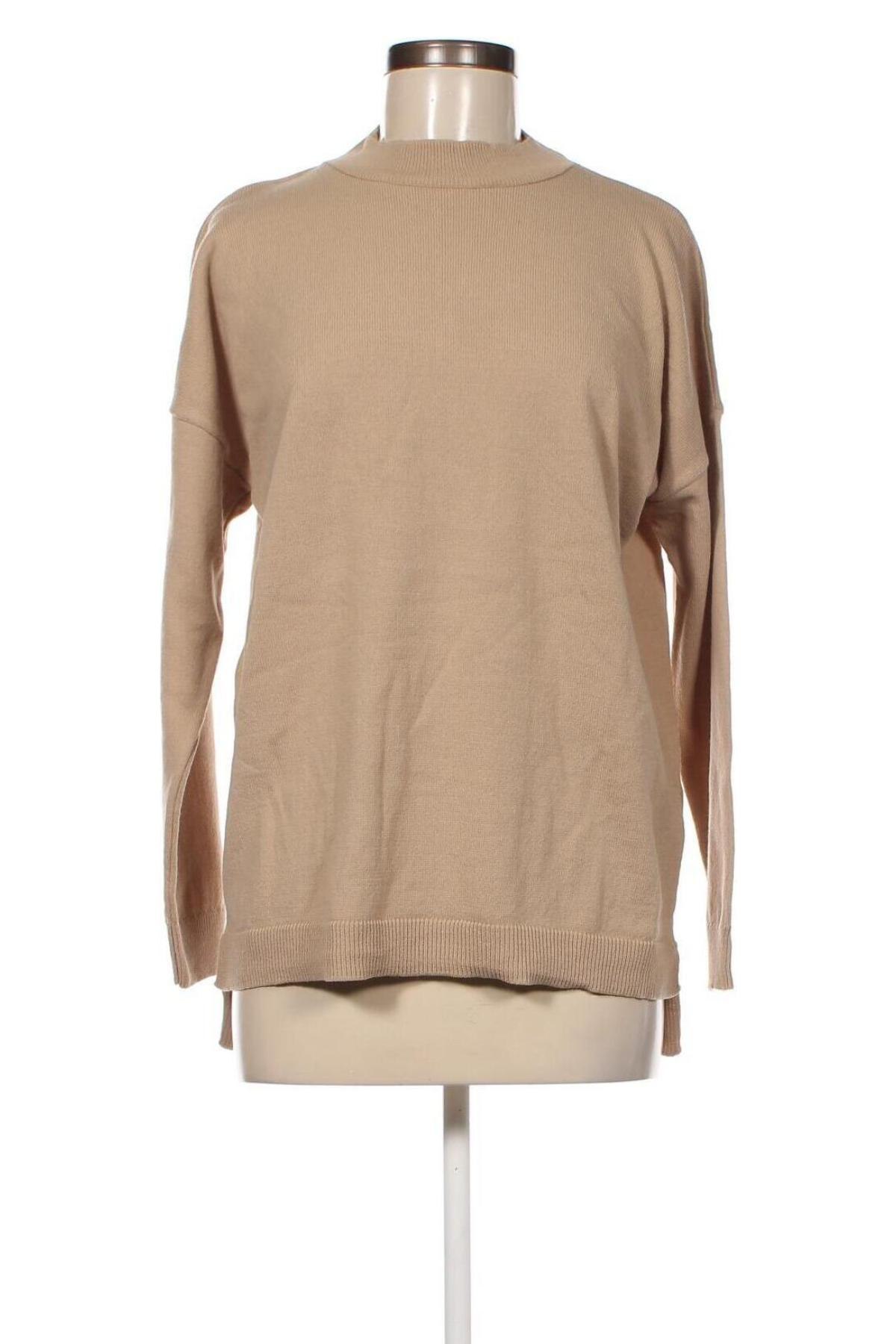 Γυναικείο πουλόβερ Defacto, Μέγεθος L, Χρώμα  Μπέζ, Τιμή 7,35 €