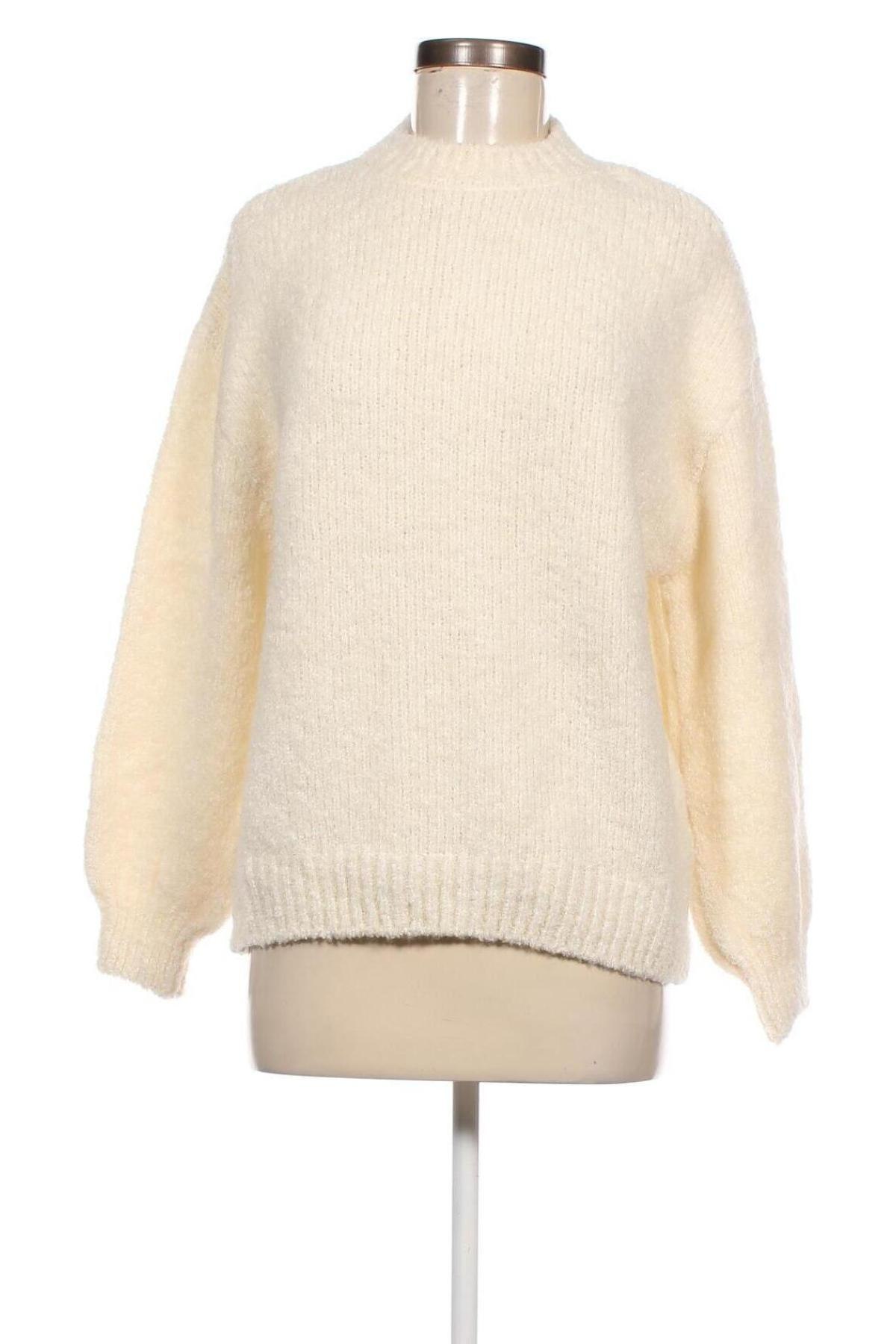 Γυναικείο πουλόβερ Defacto, Μέγεθος S, Χρώμα Εκρού, Τιμή 7,82 €