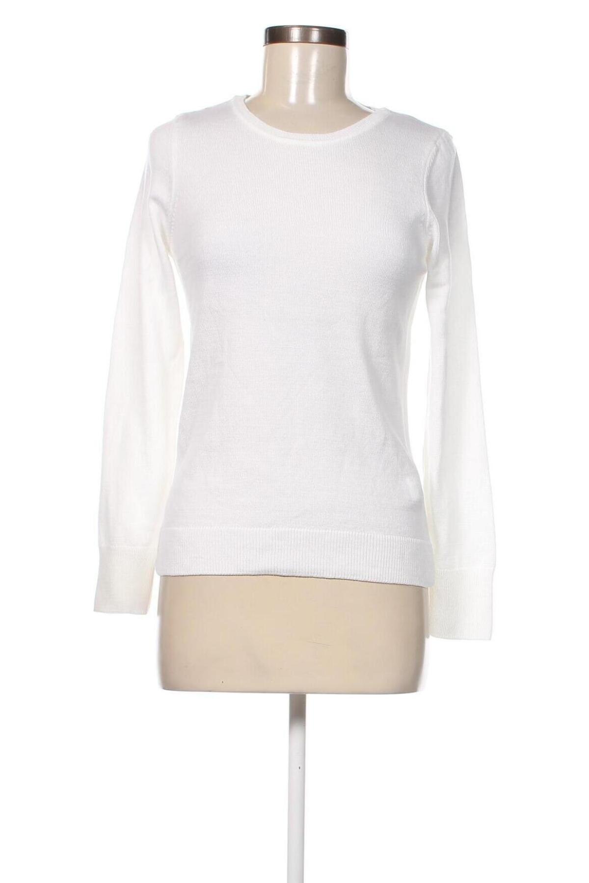 Дамски пуловер Defacto, Размер XS, Цвят Бял, Цена 20,70 лв.