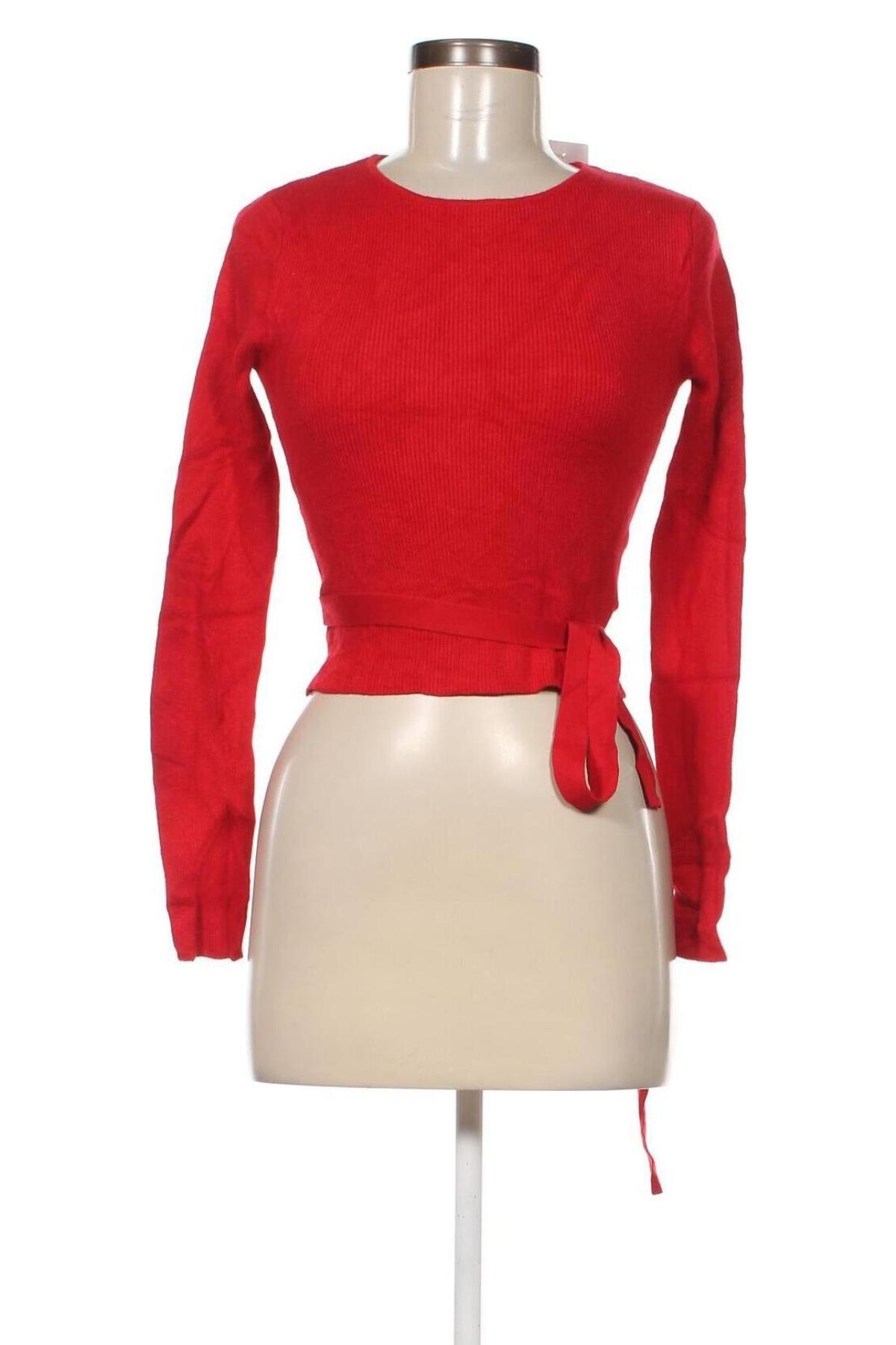Дамски пуловер Fb Sister, Размер XS, Цвят Червен, Цена 13,34 лв.