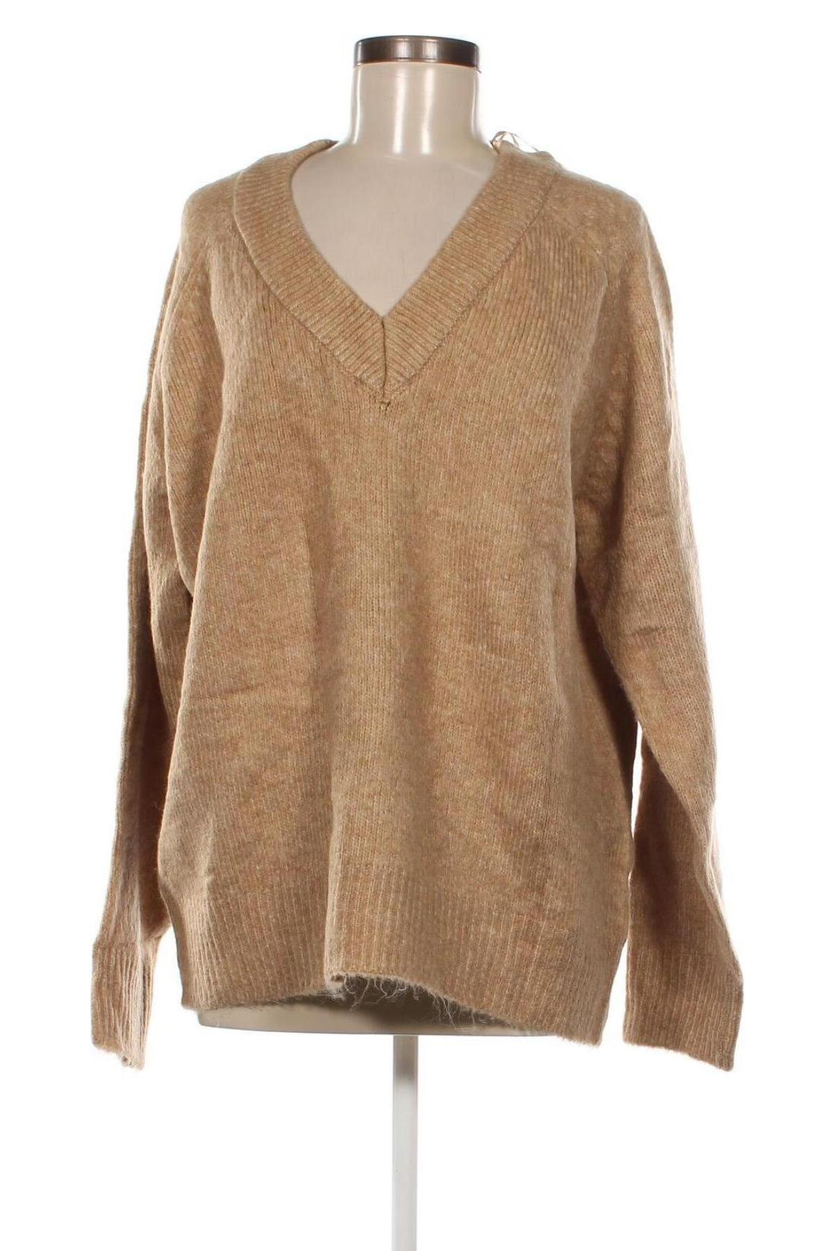Дамски пуловер Fb Sister, Размер L, Цвят Бежов, Цена 8,41 лв.
