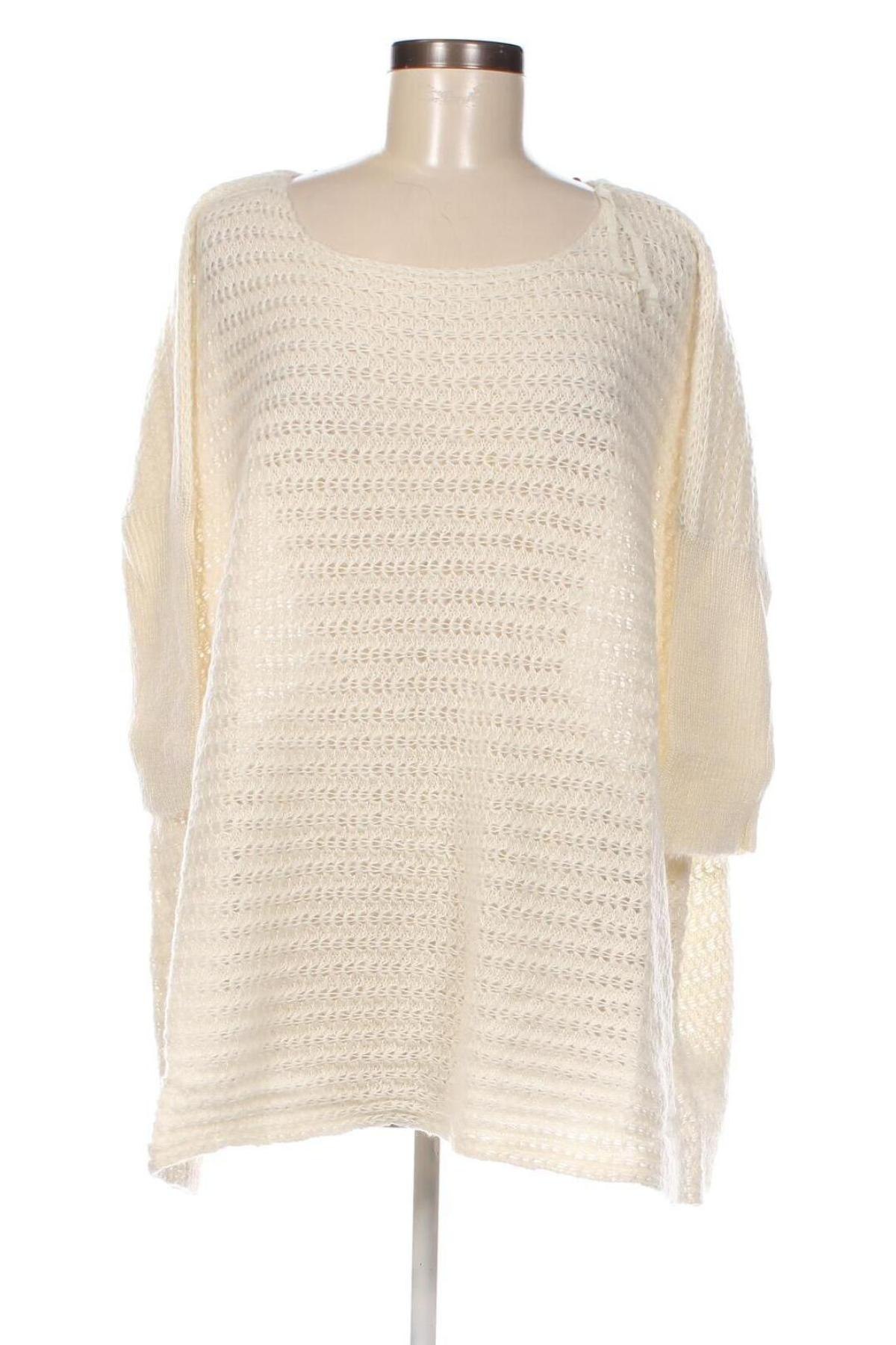 Дамски пуловер Folia, Размер M, Цвят Екрю, Цена 16,17 лв.