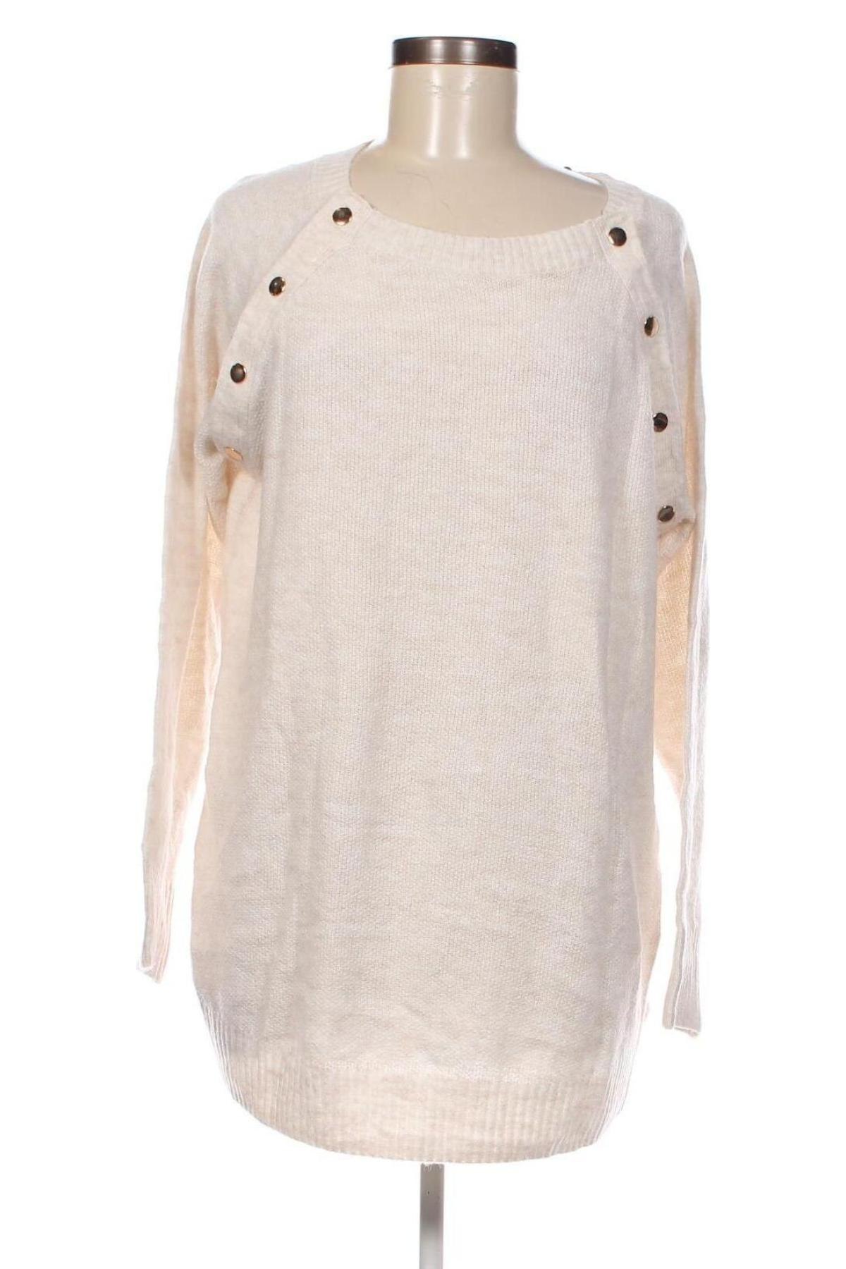 Γυναικείο πουλόβερ Gemo, Μέγεθος XL, Χρώμα Εκρού, Τιμή 3,95 €