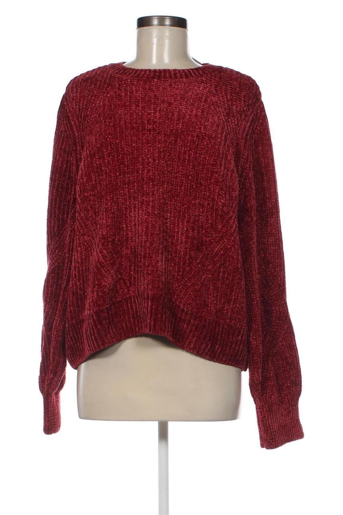 Damski sweter H&M, Rozmiar L, Kolor Czerwony, Cena 39,89 zł