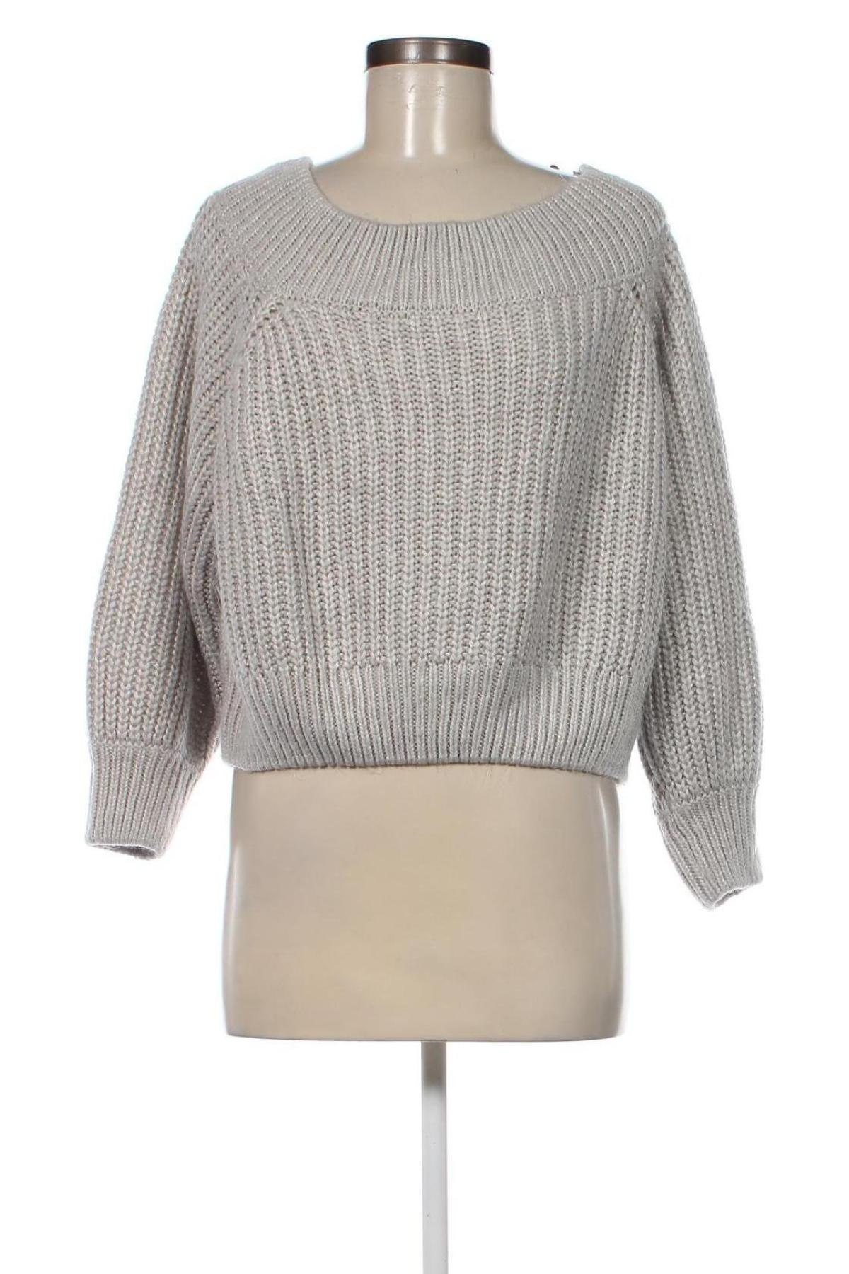Дамски пуловер H&M Divided, Размер XL, Цвят Сив, Цена 10,15 лв.