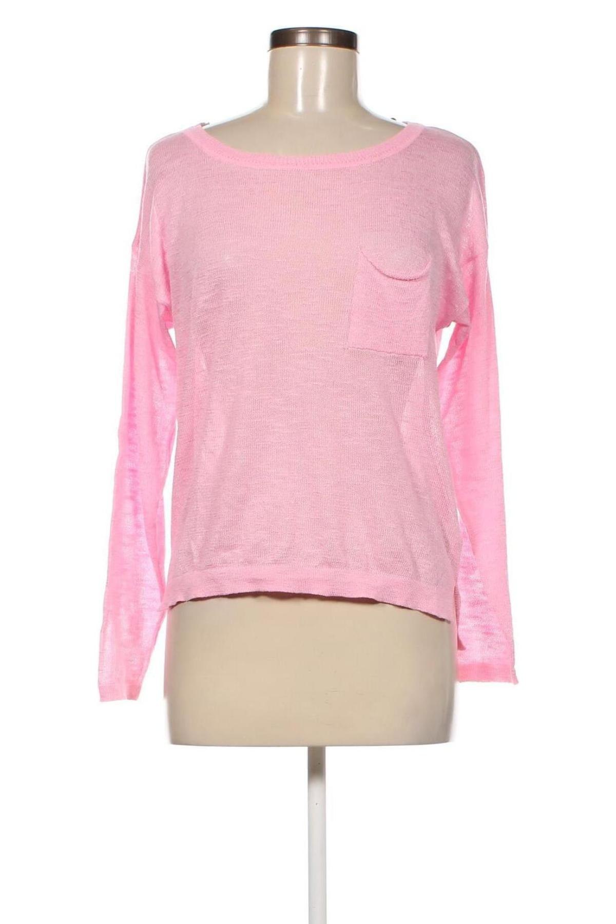 Дамски пуловер H&M Divided, Размер S, Цвят Розов, Цена 8,70 лв.