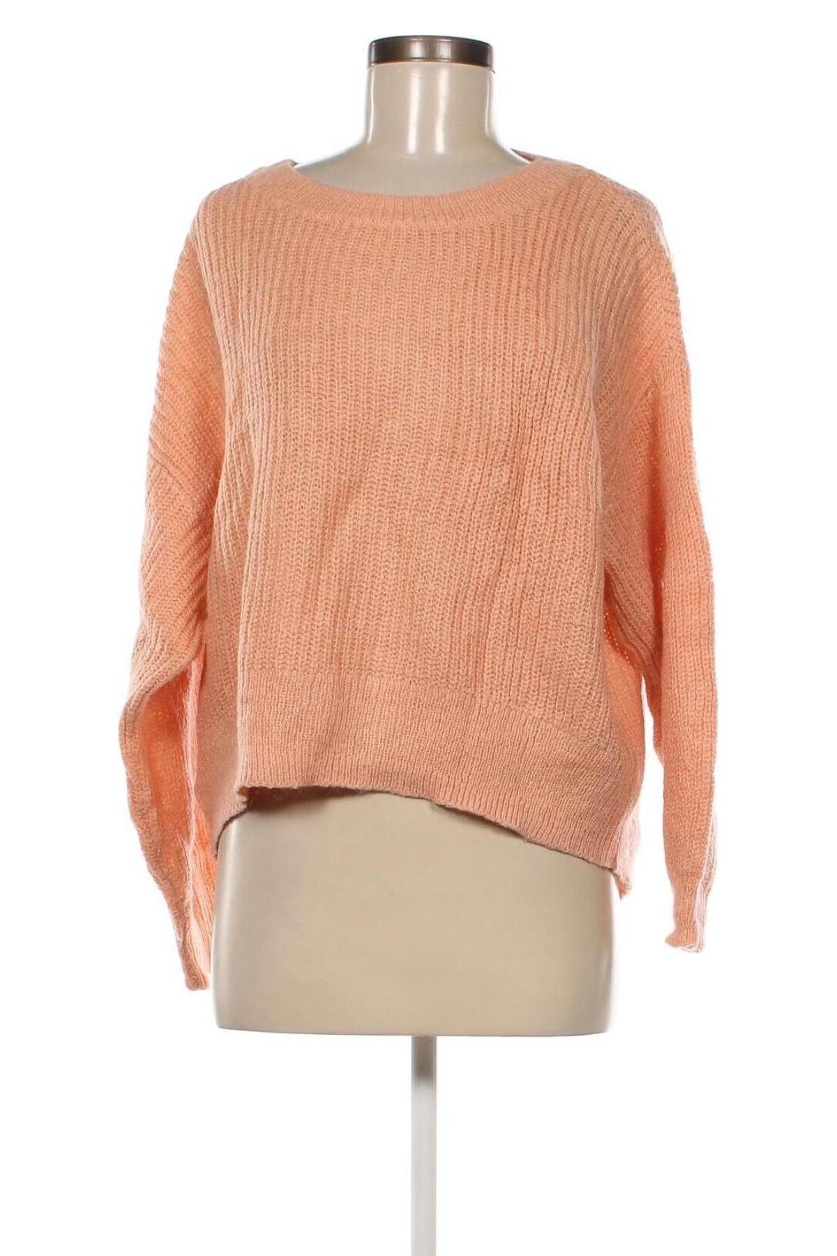 Дамски пуловер H&M L.O.G.G., Размер XL, Цвят Оранжев, Цена 14,50 лв.