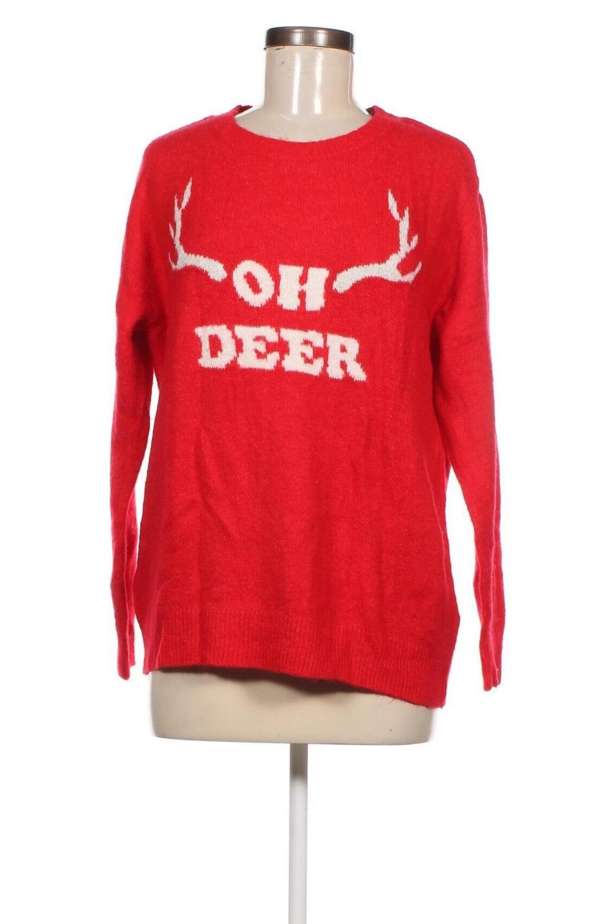 Γυναικείο πουλόβερ H&M L.O.G.G., Μέγεθος M, Χρώμα Κόκκινο, Τιμή 3,23 €