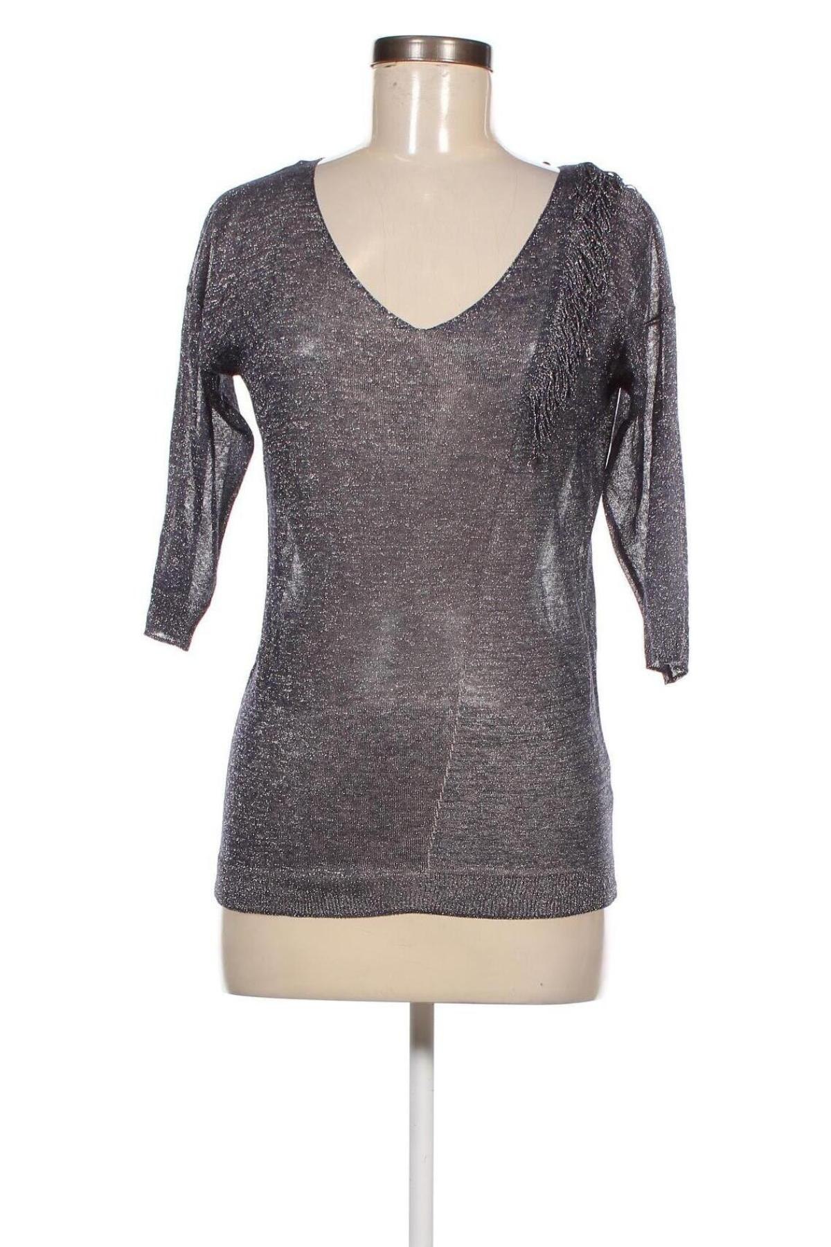 Γυναικείο πουλόβερ Huit Six Sept, Μέγεθος S, Χρώμα Μπλέ, Τιμή 7,62 €