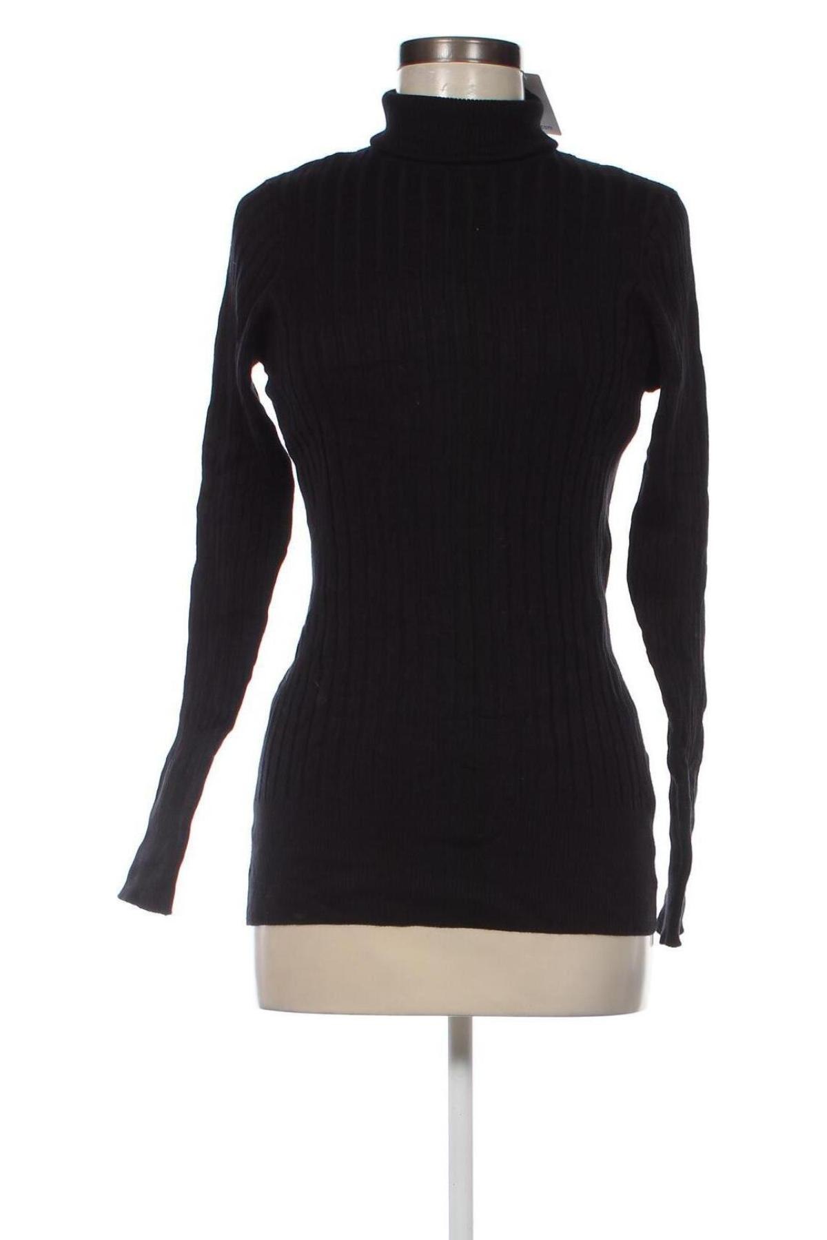 Дамски пуловер Jean Pascale, Размер M, Цвят Черен, Цена 13,05 лв.