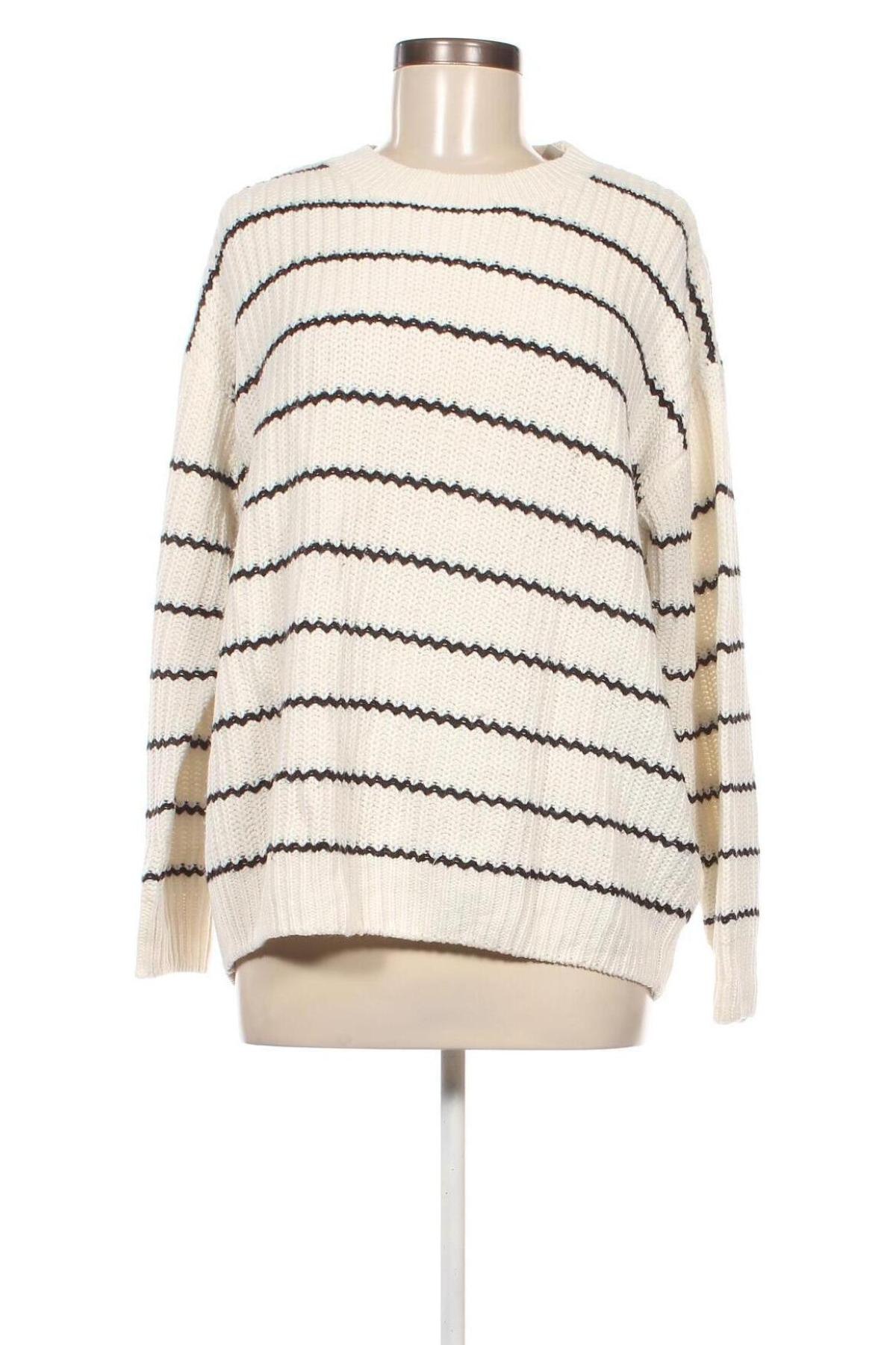 Γυναικείο πουλόβερ Kiabi, Μέγεθος L, Χρώμα Λευκό, Τιμή 4,49 €
