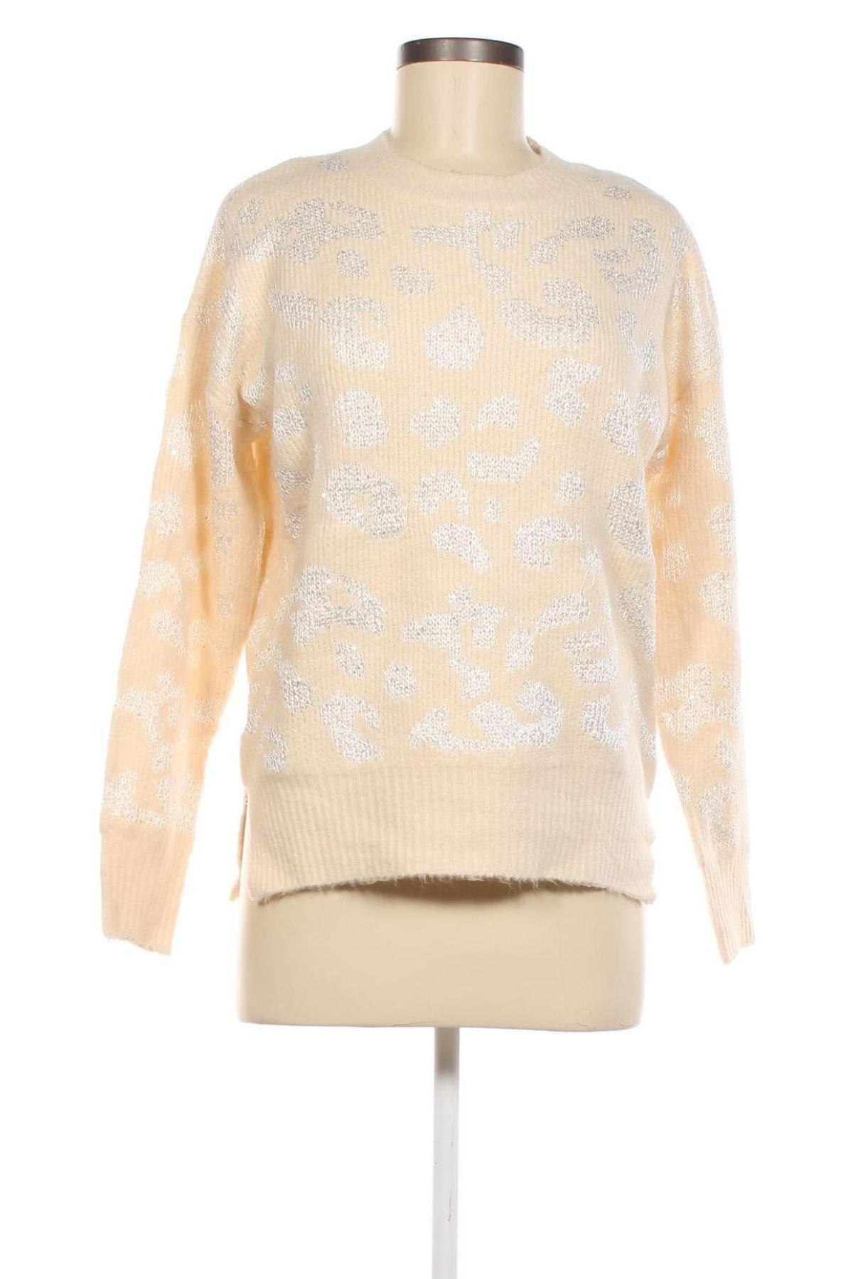Γυναικείο πουλόβερ Lovie & Co, Μέγεθος L, Χρώμα Εκρού, Τιμή 13,46 €
