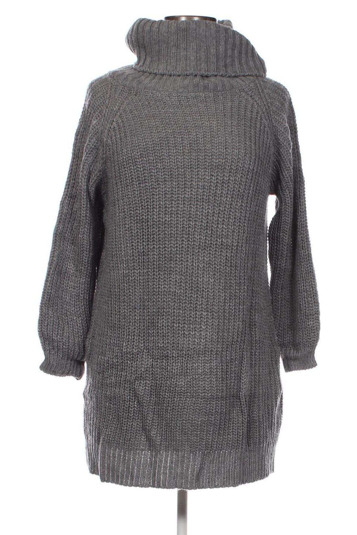 Дамски пуловер Made In Italy, Размер M, Цвят Сив, Цена 13,05 лв.