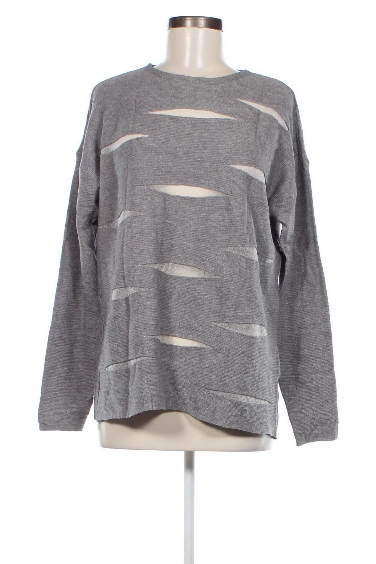 Γυναικείο πουλόβερ Marinello, Μέγεθος L, Χρώμα Γκρί, Τιμή 4,49 €
