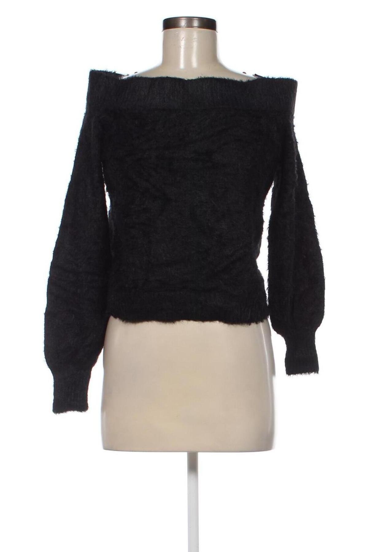 Γυναικείο πουλόβερ Mim, Μέγεθος M, Χρώμα Μαύρο, Τιμή 17,94 €