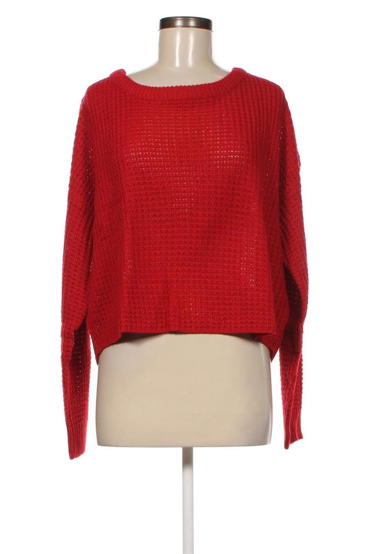 Γυναικείο πουλόβερ Missguided, Μέγεθος XL, Χρώμα Κόκκινο, Τιμή 5,93 €
