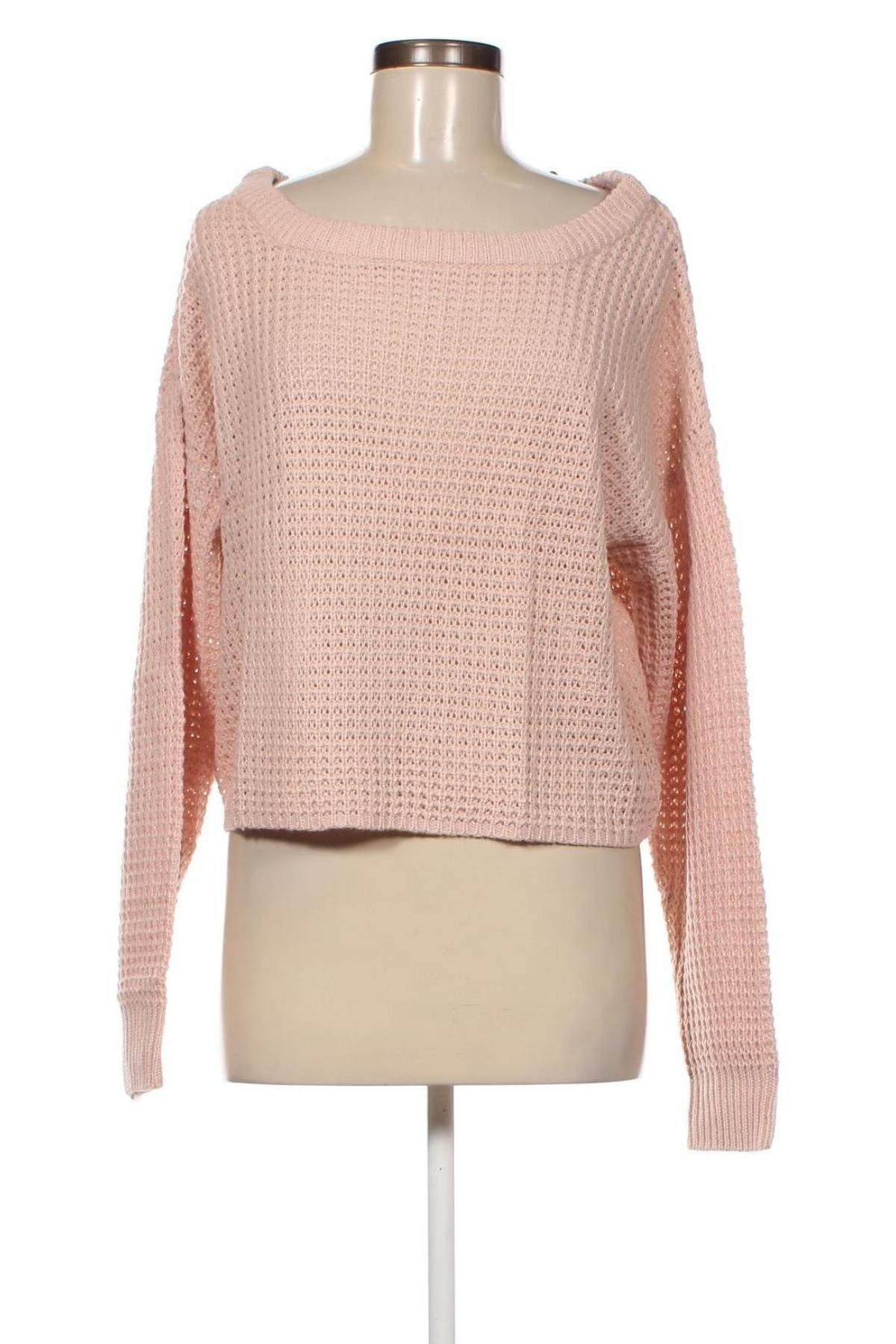 Γυναικείο πουλόβερ Missguided, Μέγεθος L, Χρώμα Ρόζ , Τιμή 5,93 €