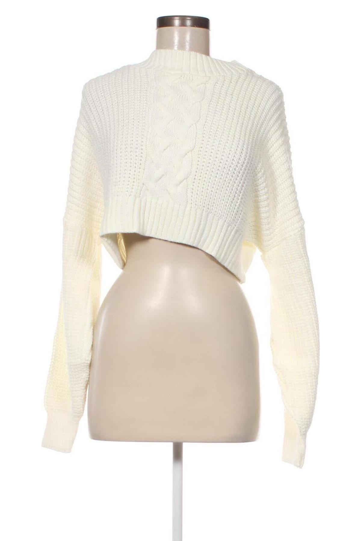 Γυναικείο πουλόβερ Missguided, Μέγεθος M, Χρώμα Εκρού, Τιμή 9,48 €