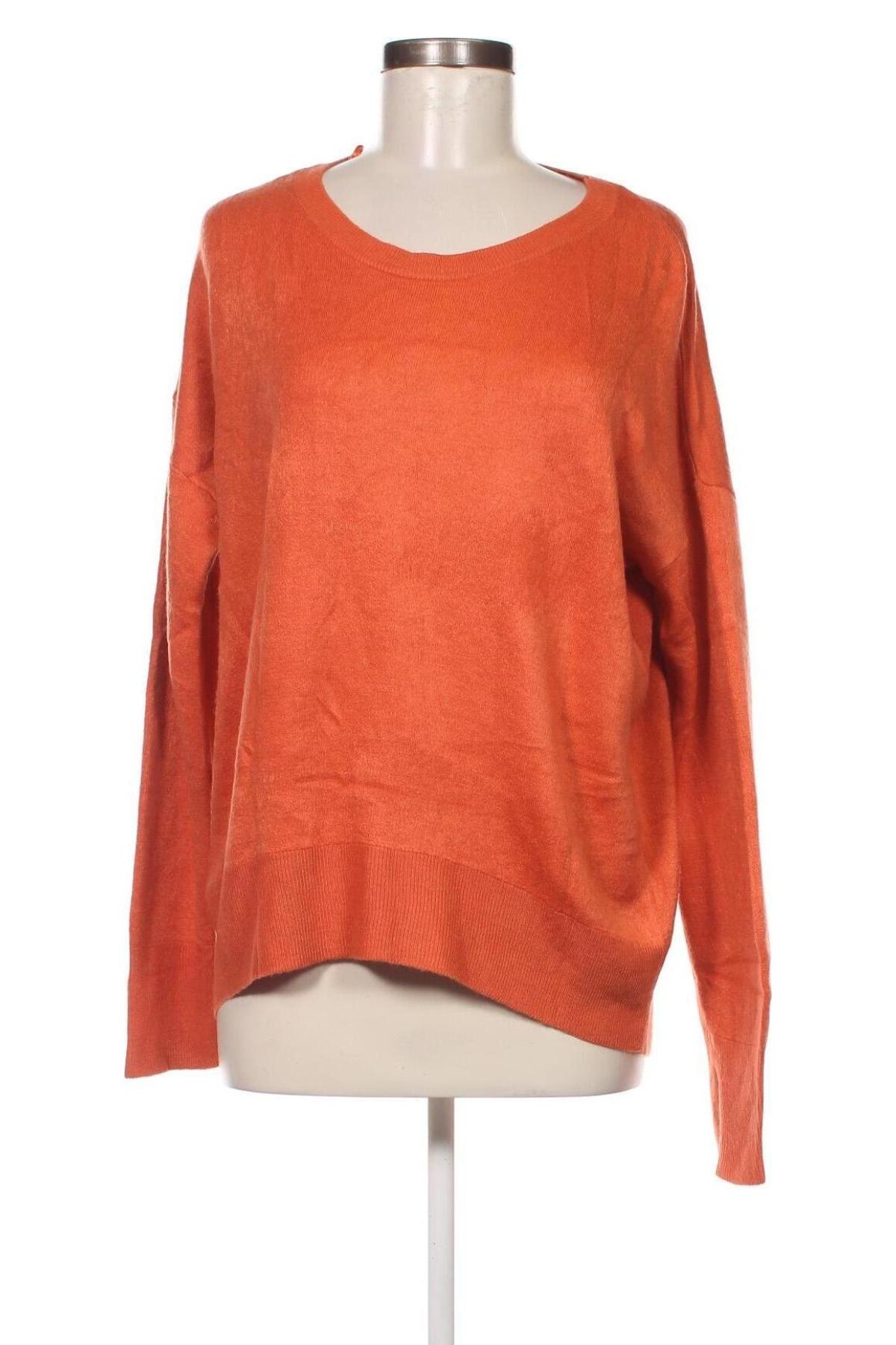 Дамски пуловер Nice & Chic, Размер XL, Цвят Оранжев, Цена 14,50 лв.