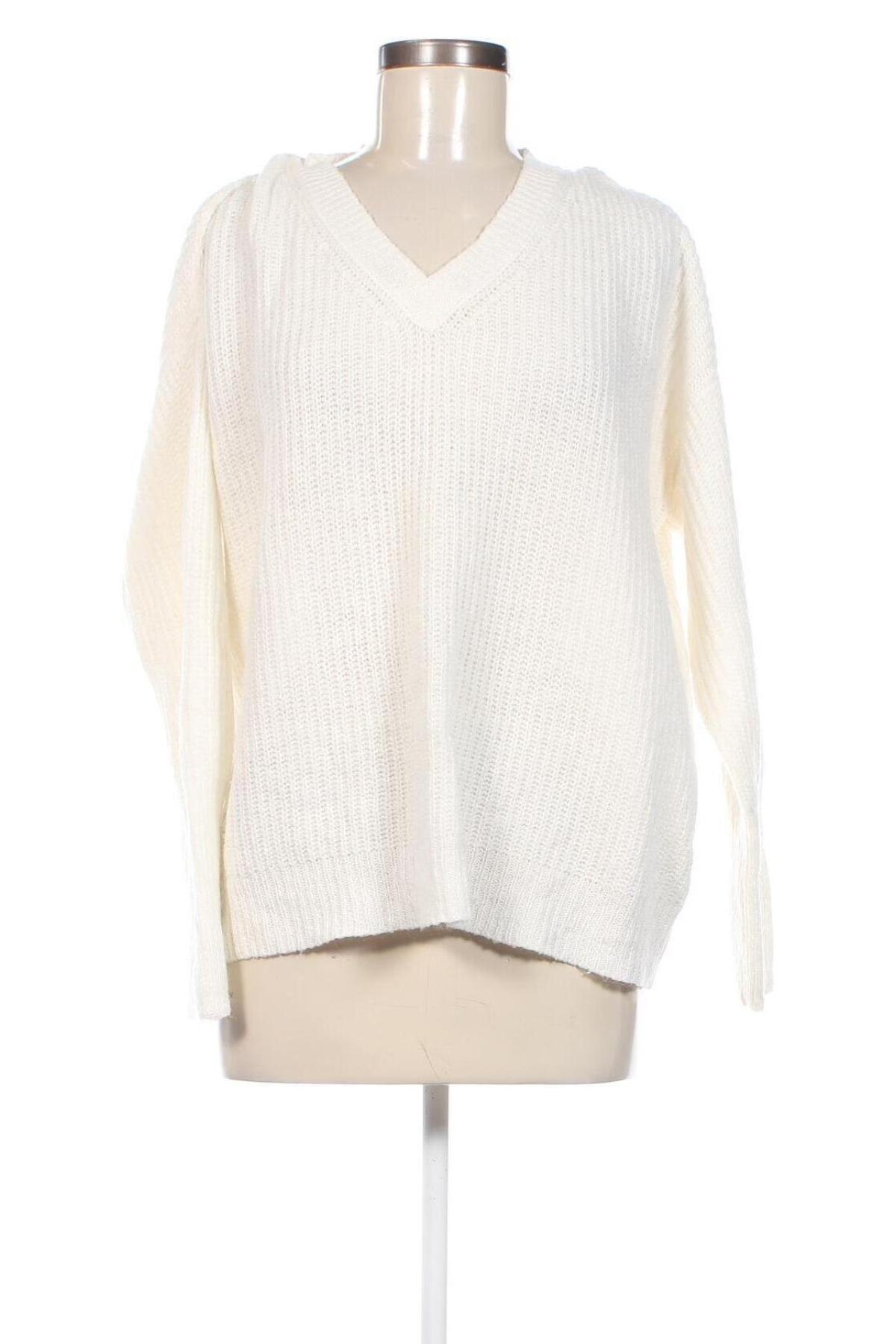 Γυναικείο πουλόβερ Norah, Μέγεθος L, Χρώμα Λευκό, Τιμή 4,75 €