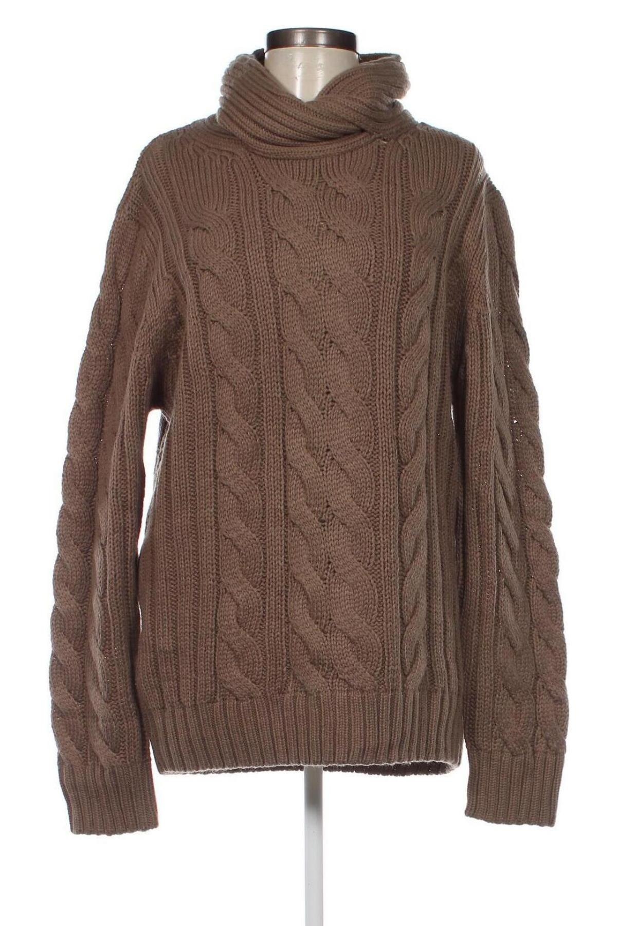 Дамски пуловер Piazza Italia, Размер XL, Цвят Бежов, Цена 13,92 лв.