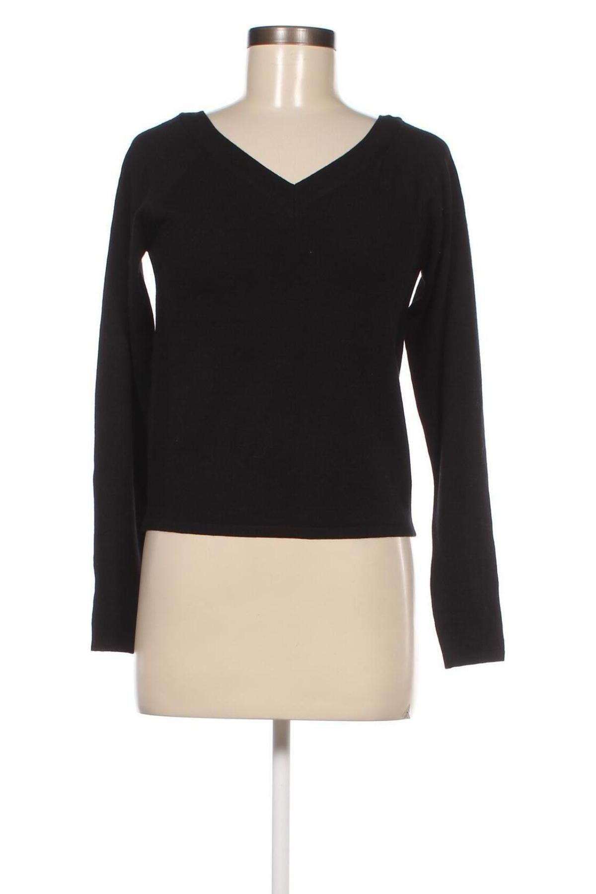 Γυναικείο πουλόβερ Pieces, Μέγεθος L, Χρώμα Μαύρο, Τιμή 9,47 €