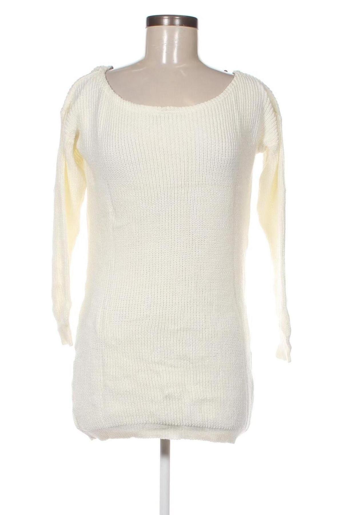Γυναικείο πουλόβερ Pretty Little Thing, Μέγεθος S, Χρώμα Λευκό, Τιμή 4,49 €