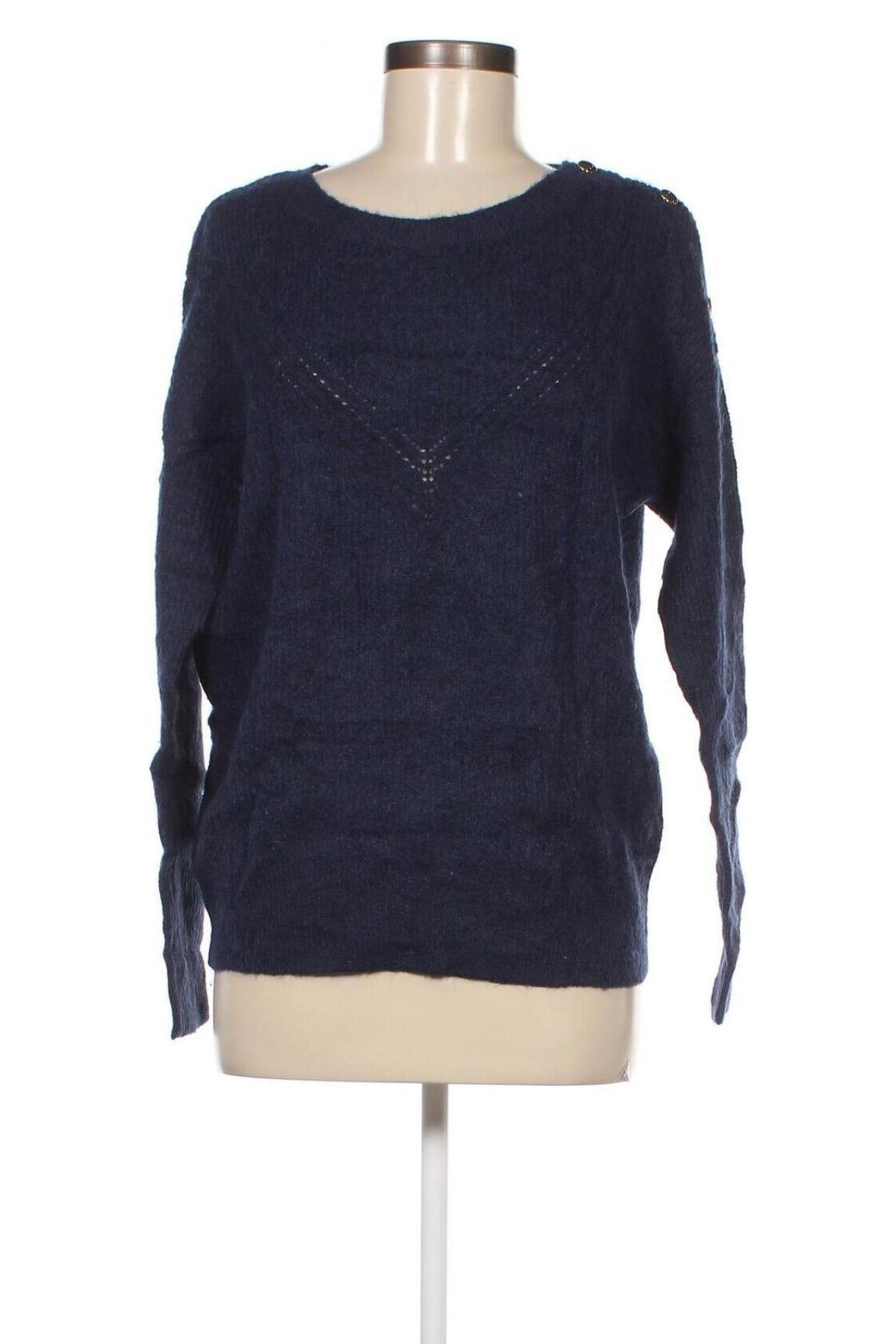 Дамски пуловер Promod, Размер L, Цвят Син, Цена 8,70 лв.