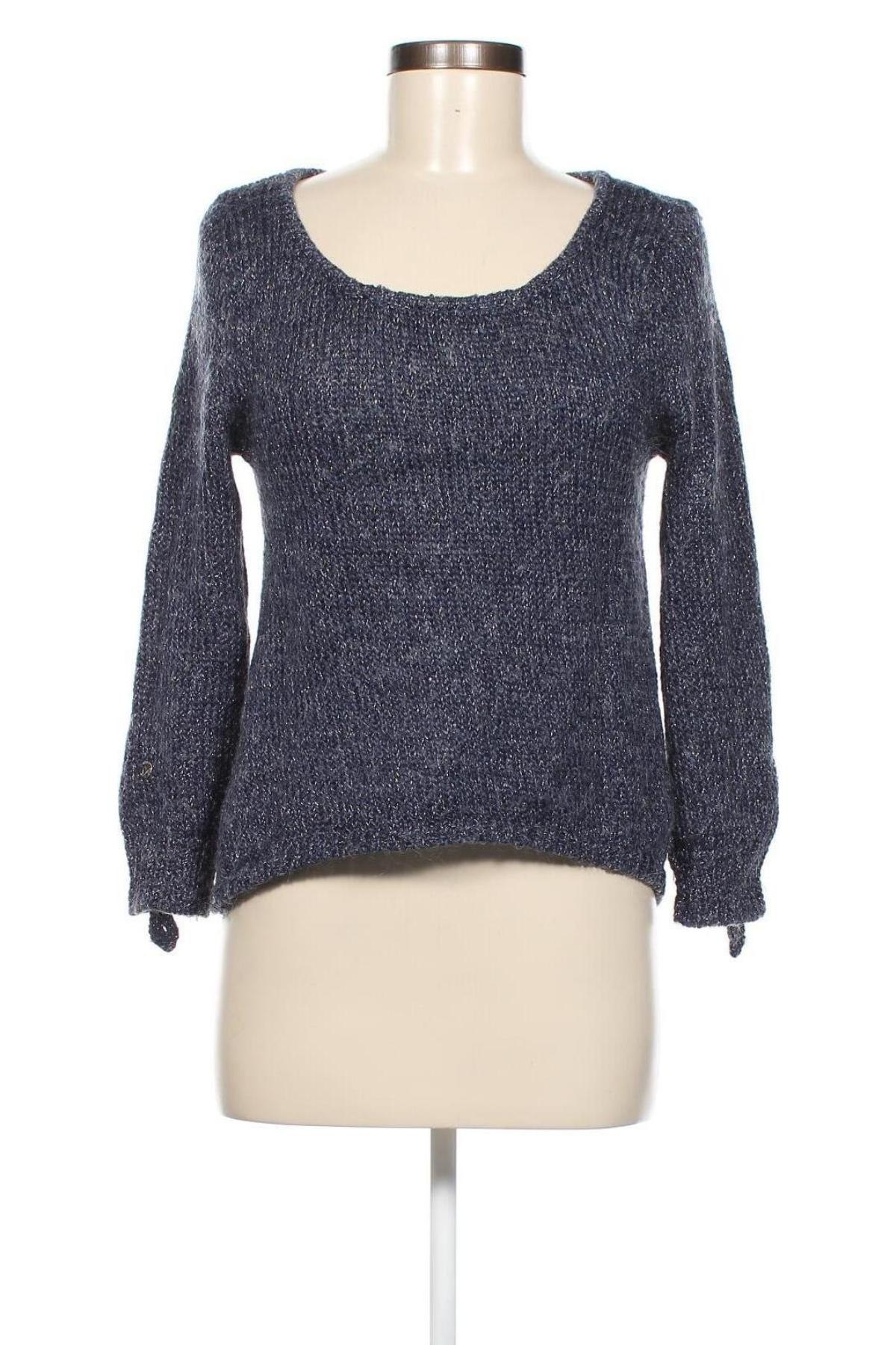 Дамски пуловер Promod, Размер L, Цвят Син, Цена 7,25 лв.