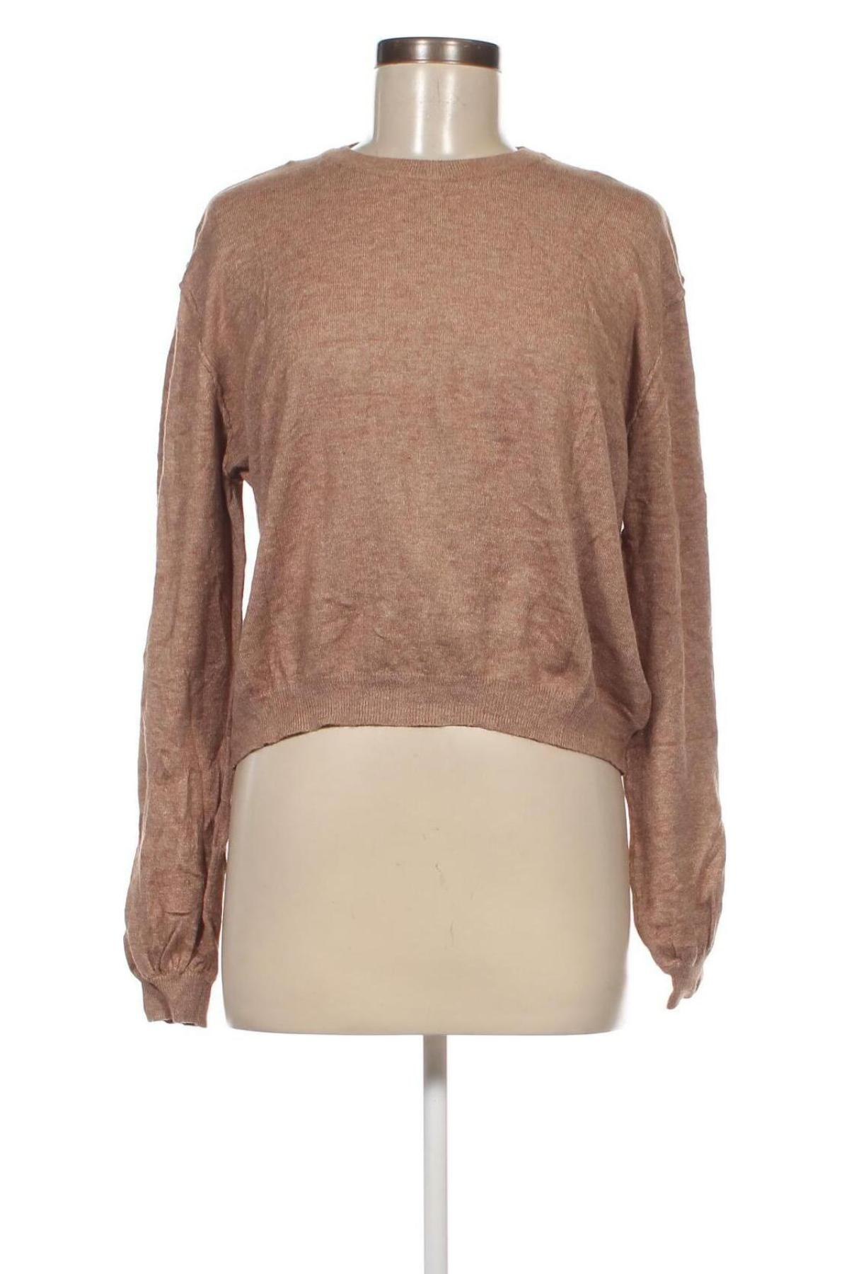 Γυναικείο πουλόβερ Pull&Bear, Μέγεθος L, Χρώμα  Μπέζ, Τιμή 4,49 €