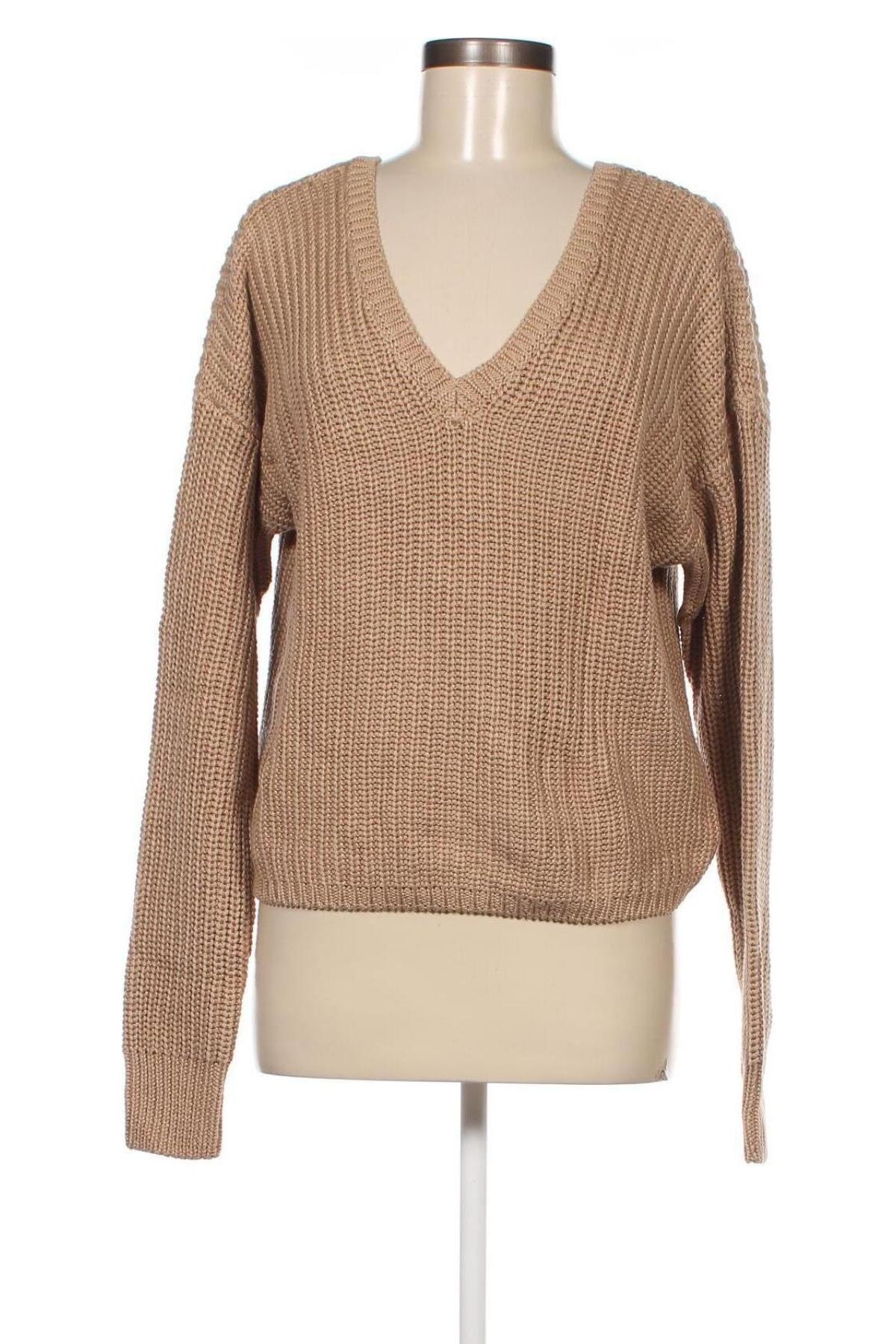 Дамски пуловер Rut & Circle, Размер M, Цвят Бежов, Цена 8,12 лв.