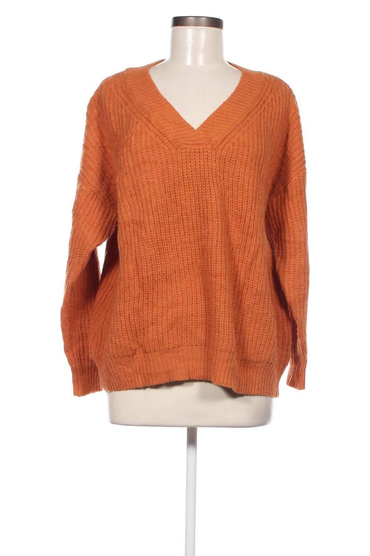 Дамски пуловер SHEIN, Размер L, Цвят Оранжев, Цена 8,70 лв.