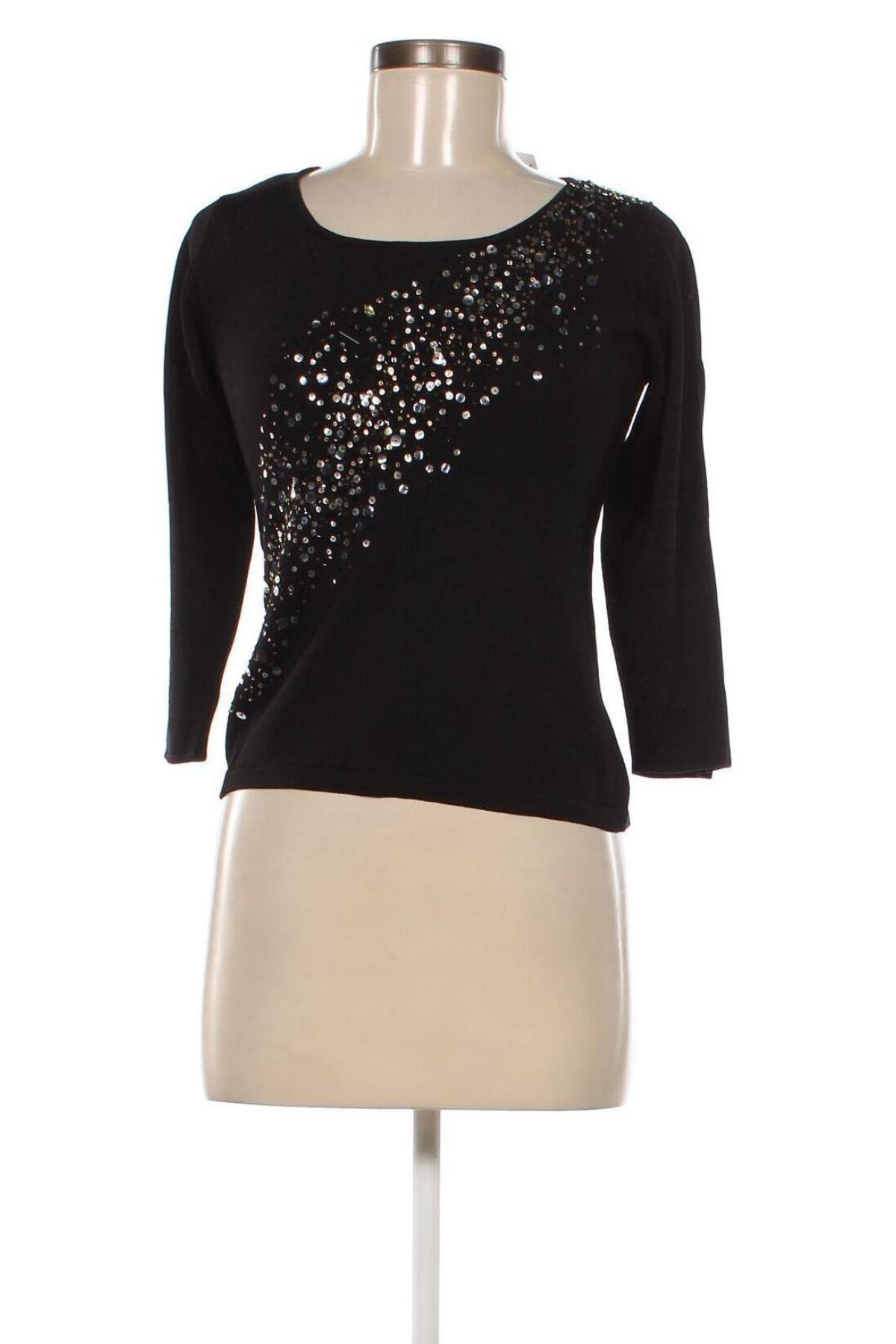 Γυναικείο πουλόβερ Signature, Μέγεθος S, Χρώμα Μαύρο, Τιμή 4,75 €