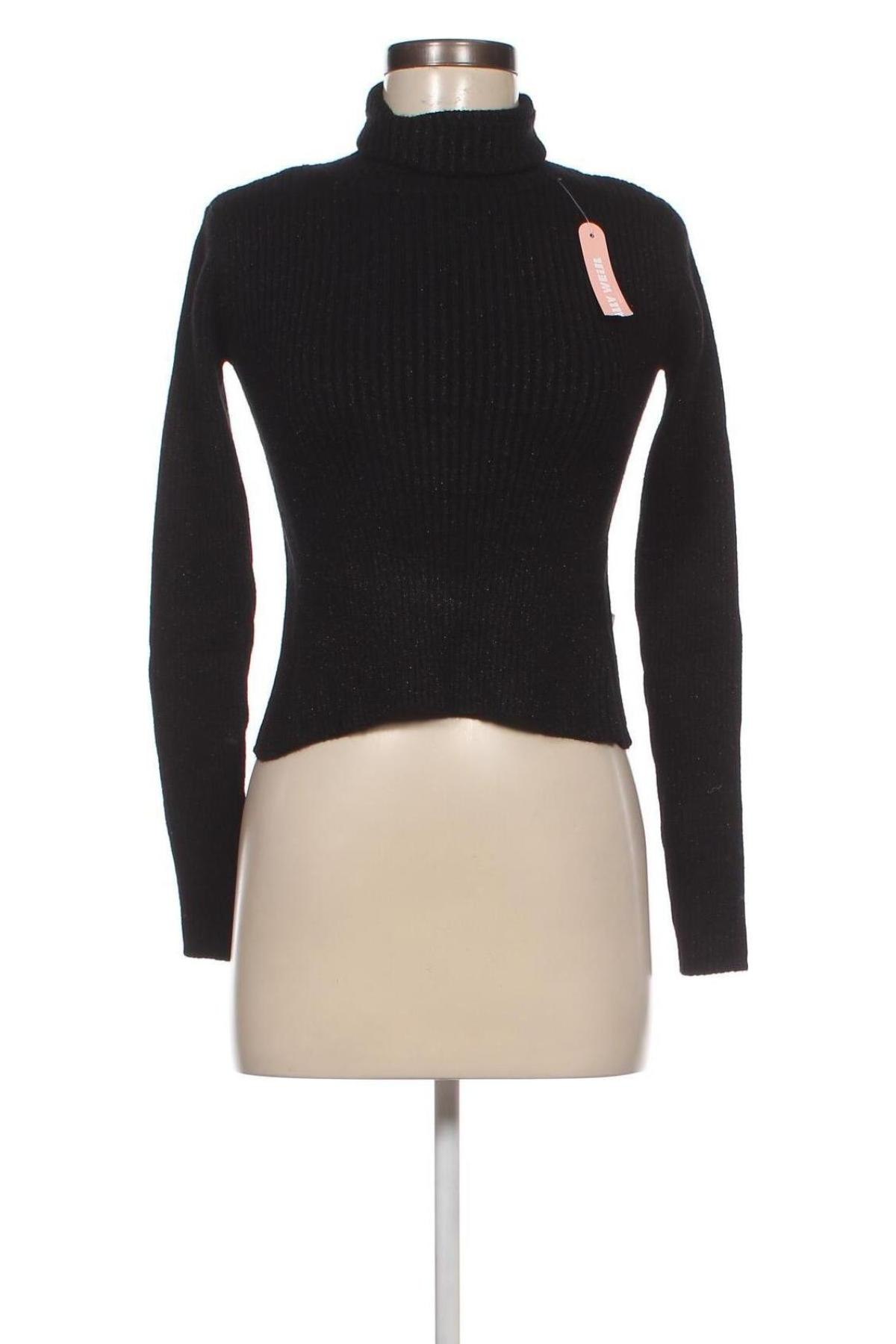 Дамски пуловер Tally Weijl, Размер S, Цвят Черен, Цена 13,80 лв.