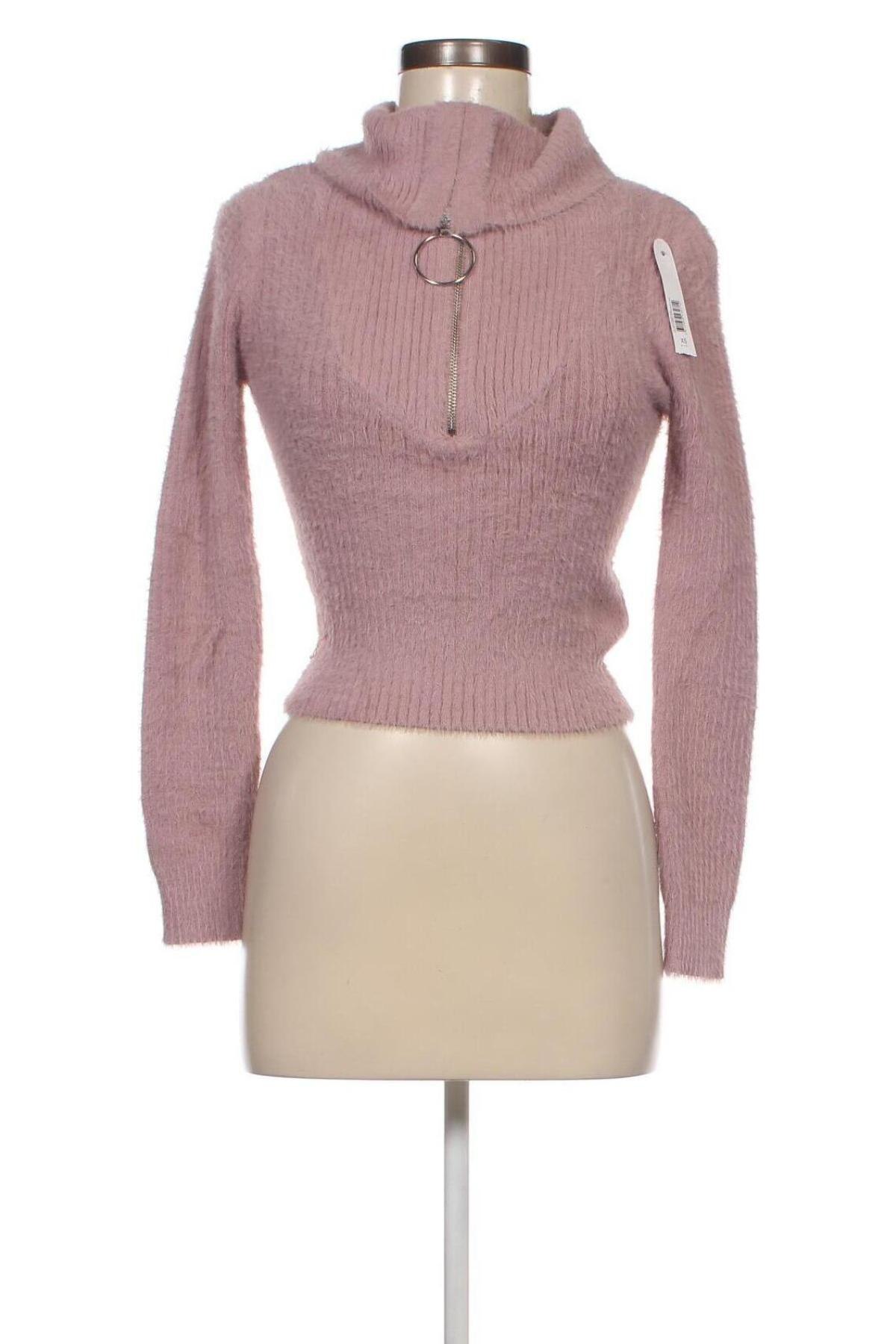 Дамски пуловер Tally Weijl, Размер XS, Цвят Пепел от рози, Цена 13,34 лв.