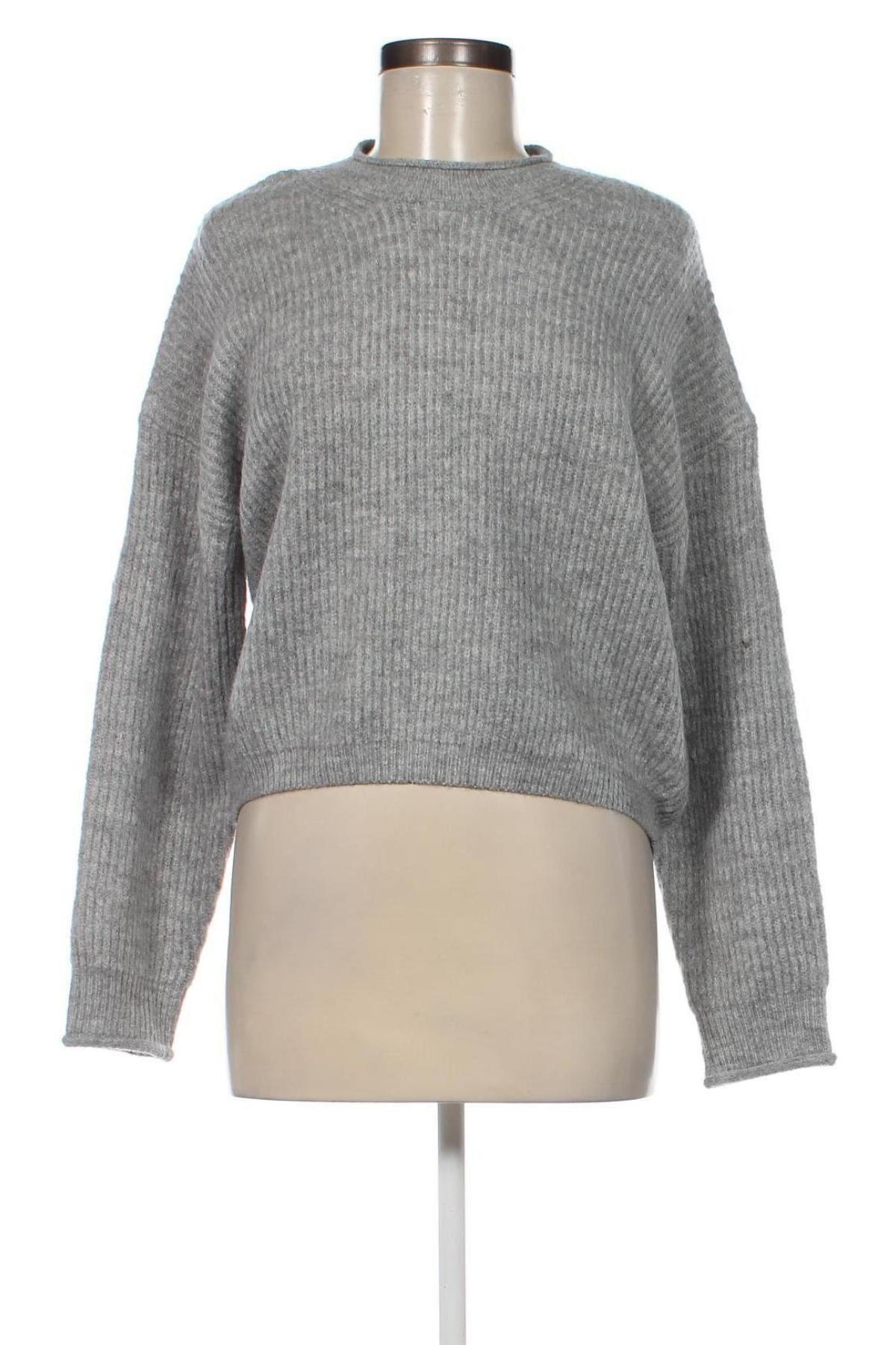 Дамски пуловер Tally Weijl, Размер L, Цвят Сив, Цена 12,42 лв.