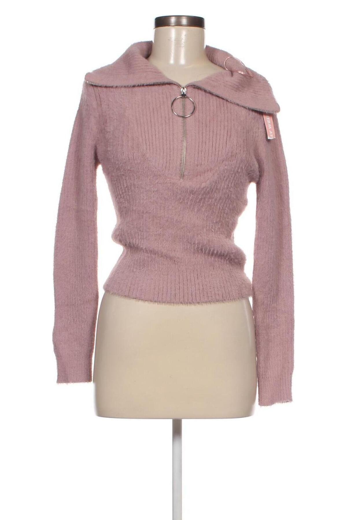 Дамски пуловер Tally Weijl, Размер M, Цвят Пепел от рози, Цена 15,18 лв.