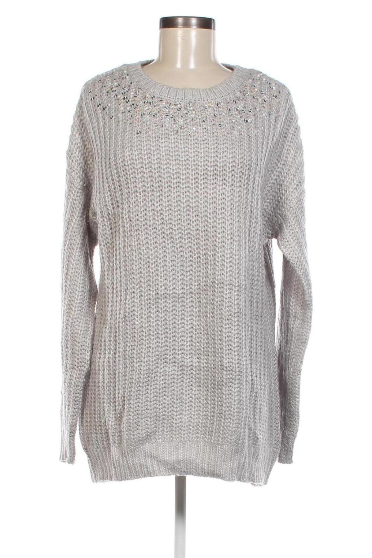 Γυναικείο πουλόβερ Threadbare, Μέγεθος XL, Χρώμα Γκρί, Τιμή 6,28 €