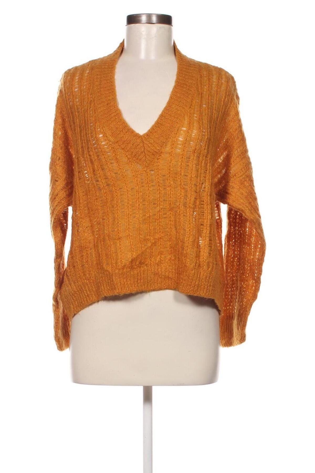 Γυναικείο πουλόβερ Zuiki, Μέγεθος L, Χρώμα Κίτρινο, Τιμή 4,49 €