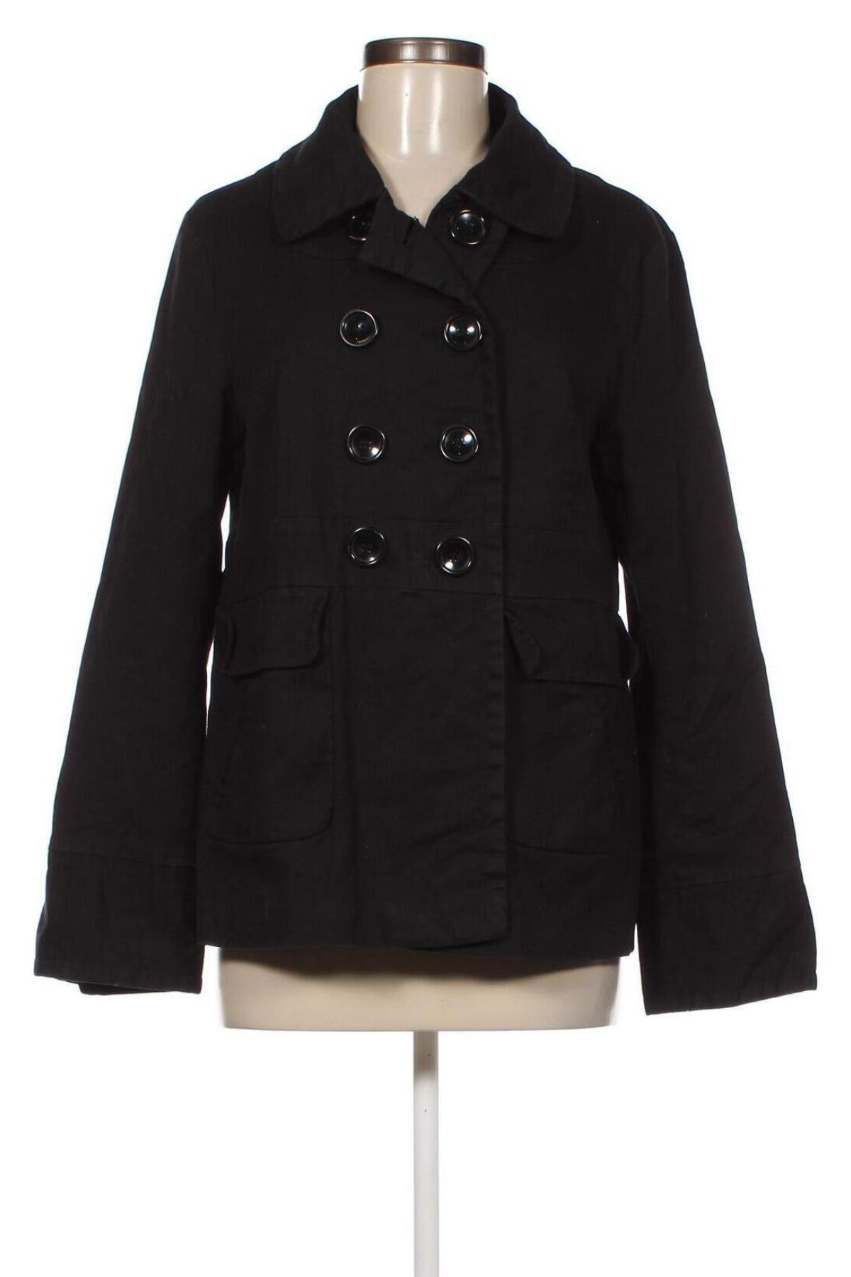 Dámský přechodný kabát , Velikost L, Barva Černá, Cena  179,00 Kč