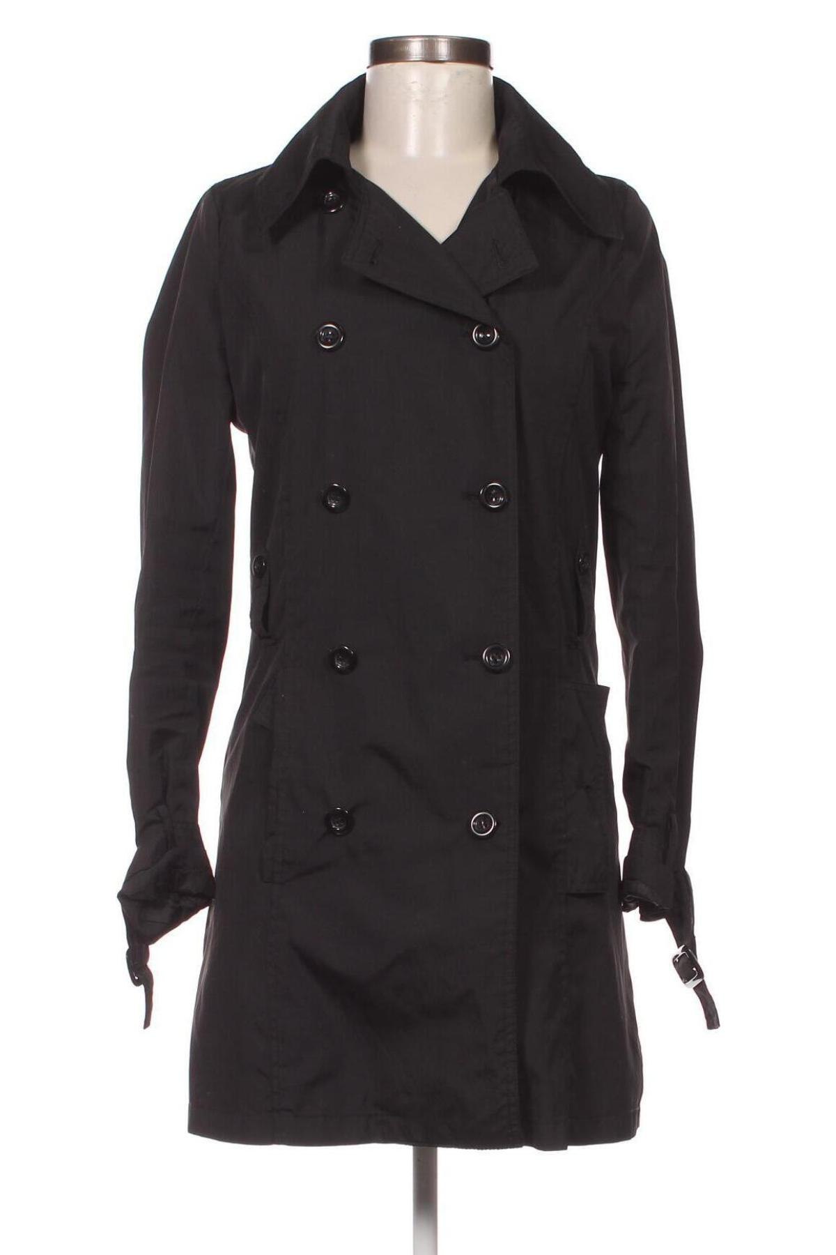 Damen Trench Coat In Extenso, Größe S, Farbe Schwarz, Preis € 15,35