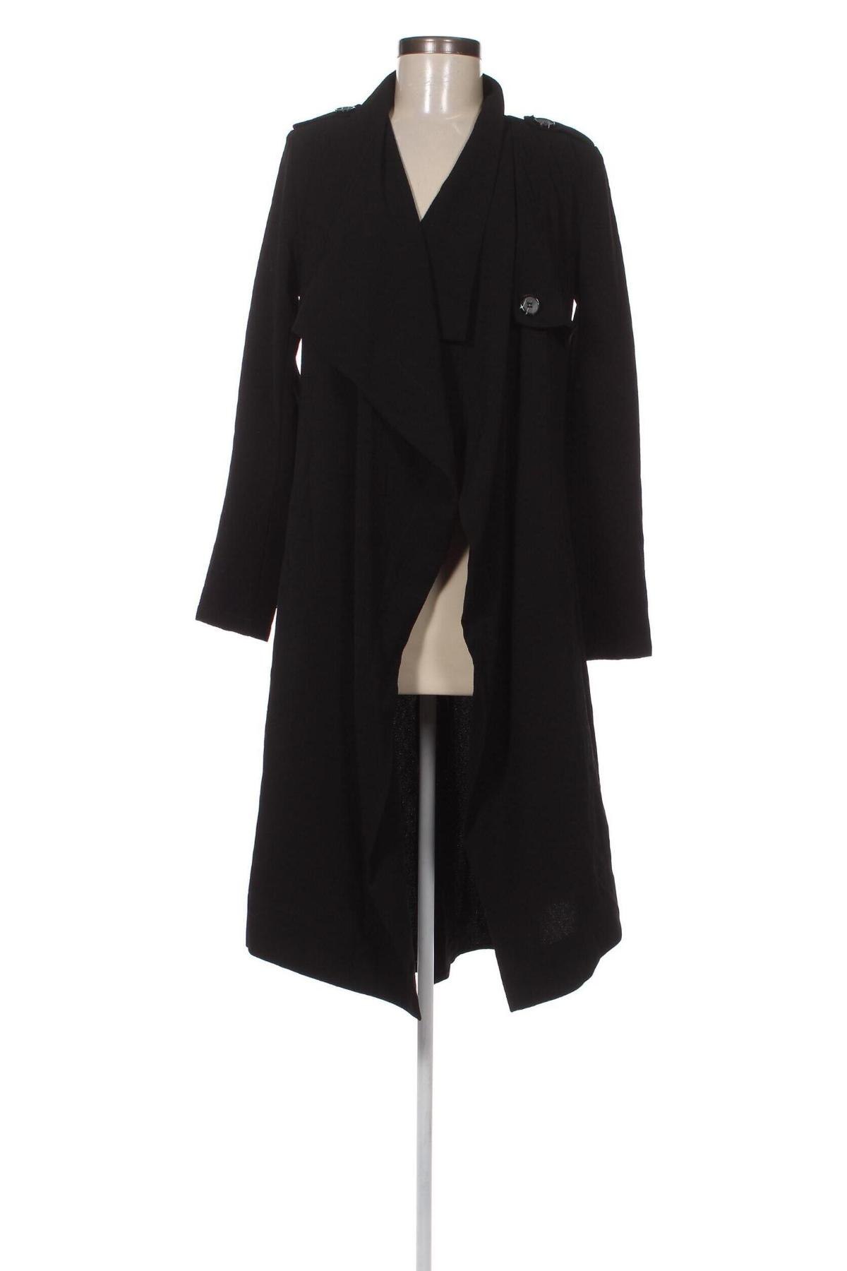 Damen Trenchcoat Object, Größe XS, Farbe Schwarz, Preis 10,44 €
